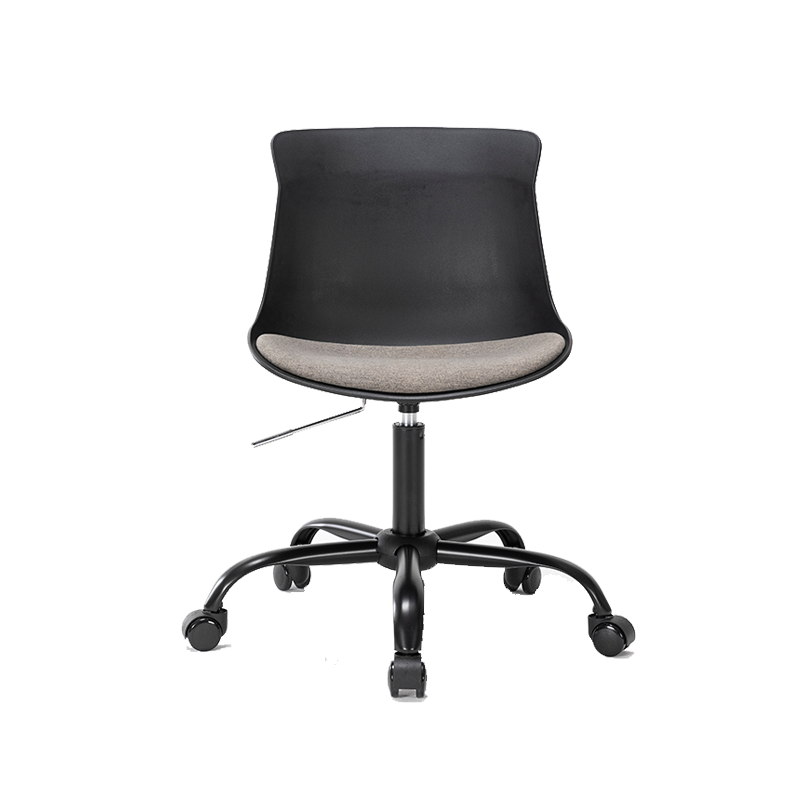 Silla operativa Eames negra ideal para oficina