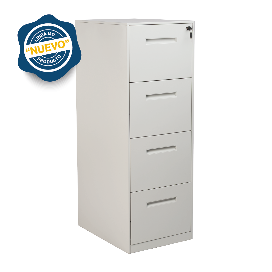 Archivero Vertical 4 Gavetas MC (Desarmado) - Ergonomik archivero OFIK