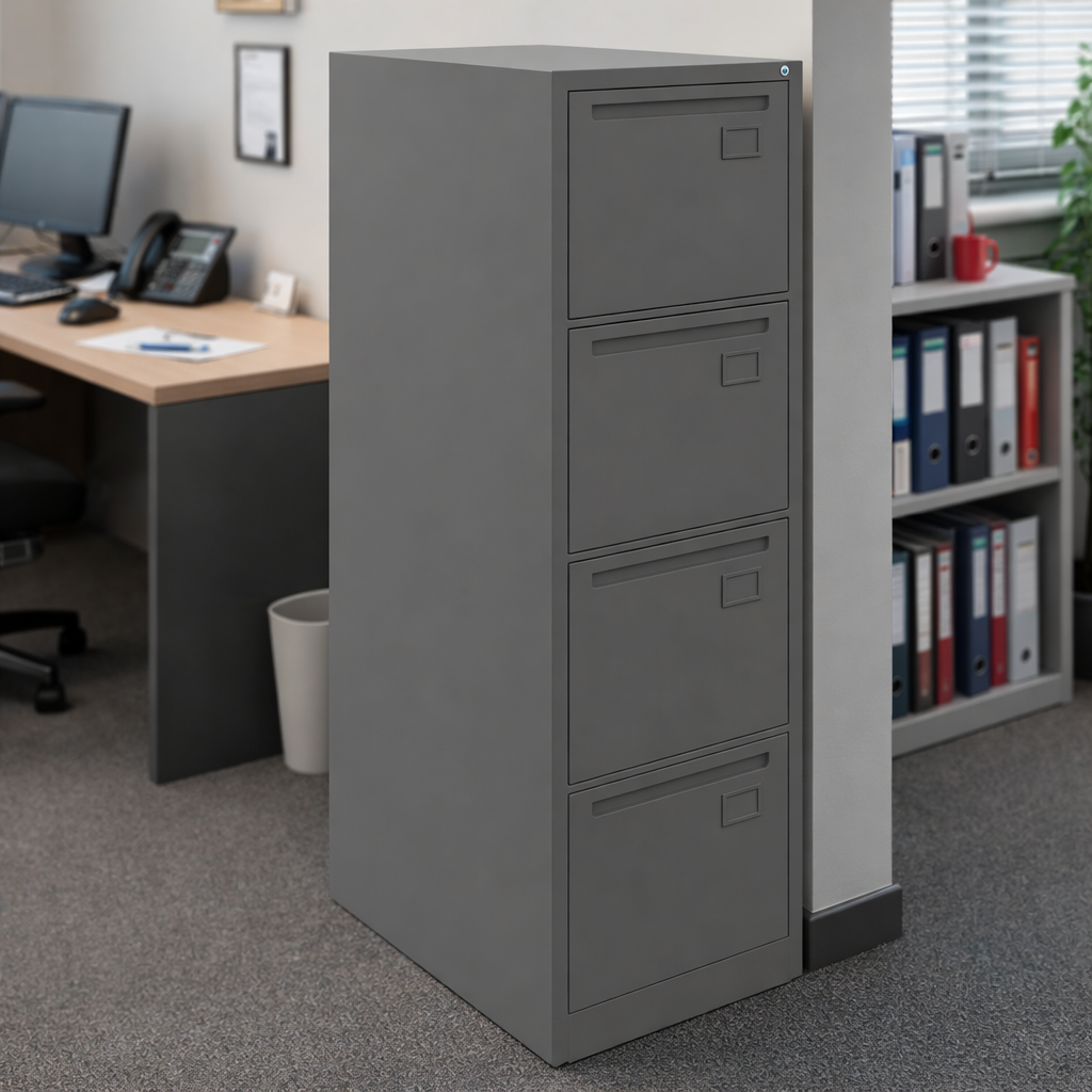 Archivero Nova Vertical 4 Gavetas Tamaño Oficio - Ergonomik archivero OFIK