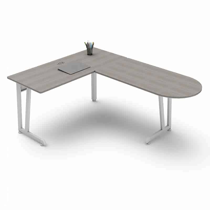 Detalle del acabado en melamina del Modulo L 120S