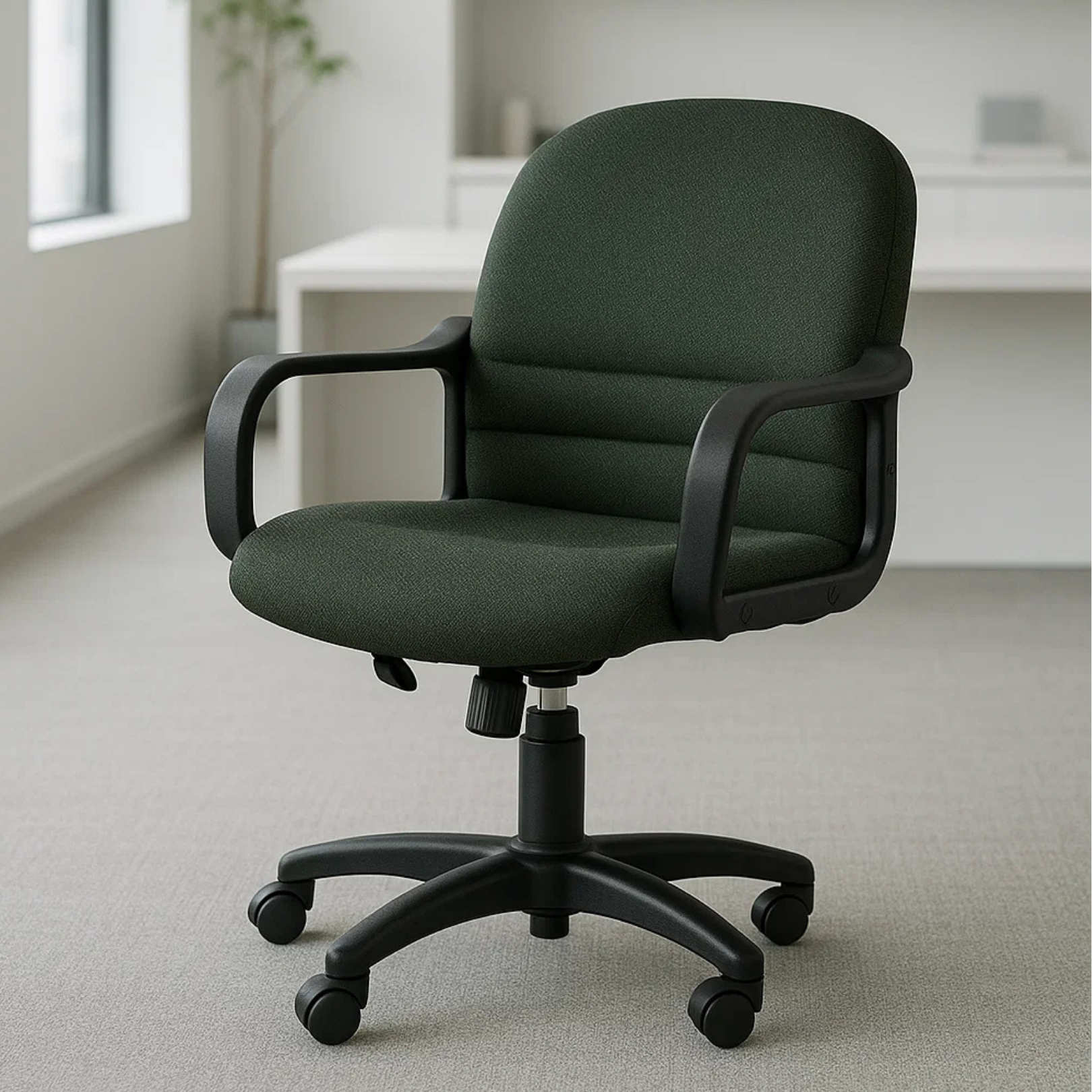 Silla Ejecutiva Tamayo en Tela y Respaldo Medio 4002 - Ergonomik silla ejecutiva OFIK