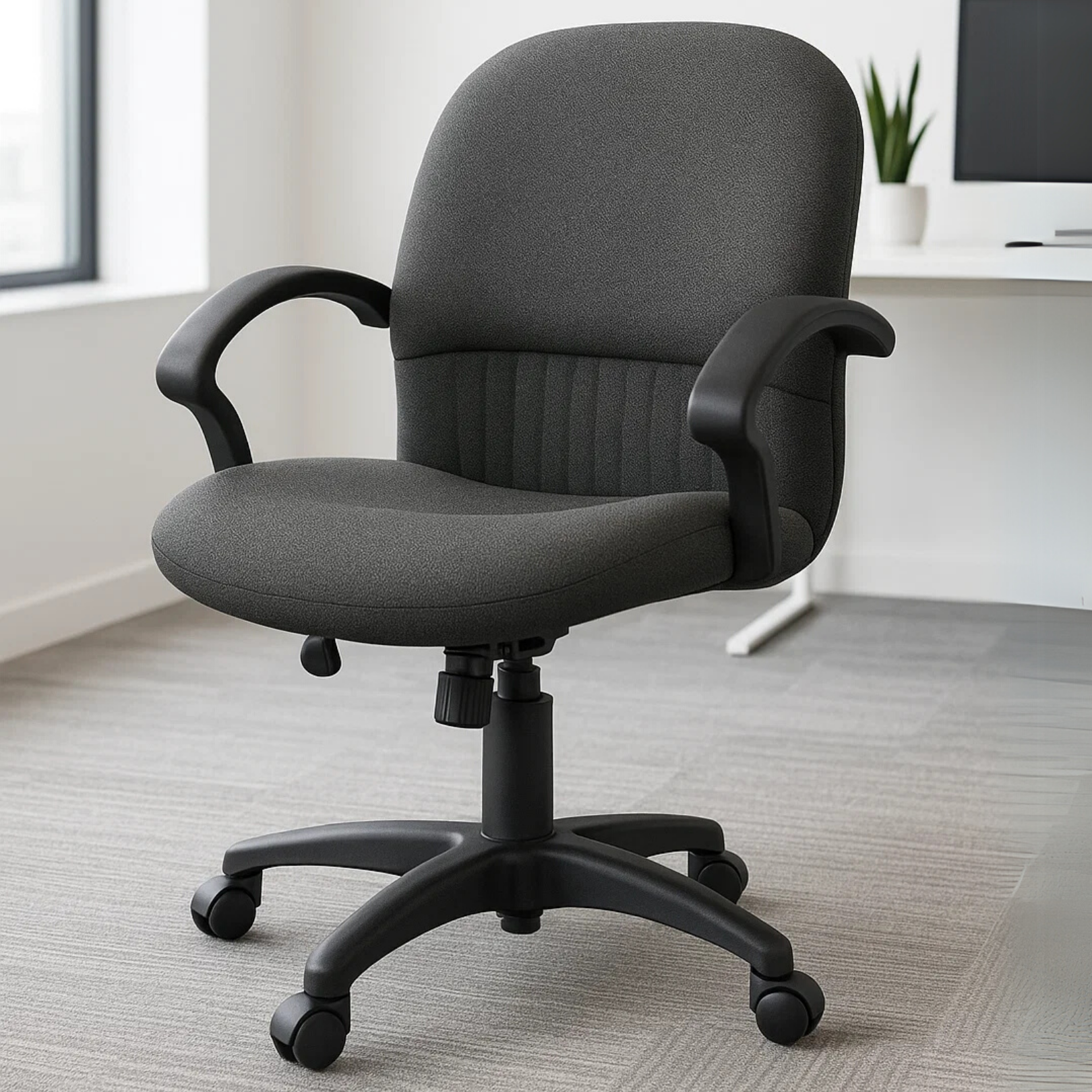 Silla Ejecutiva Etna en Tela y Respaldo Medio - Ergonomik silla ejecutiva OFIK