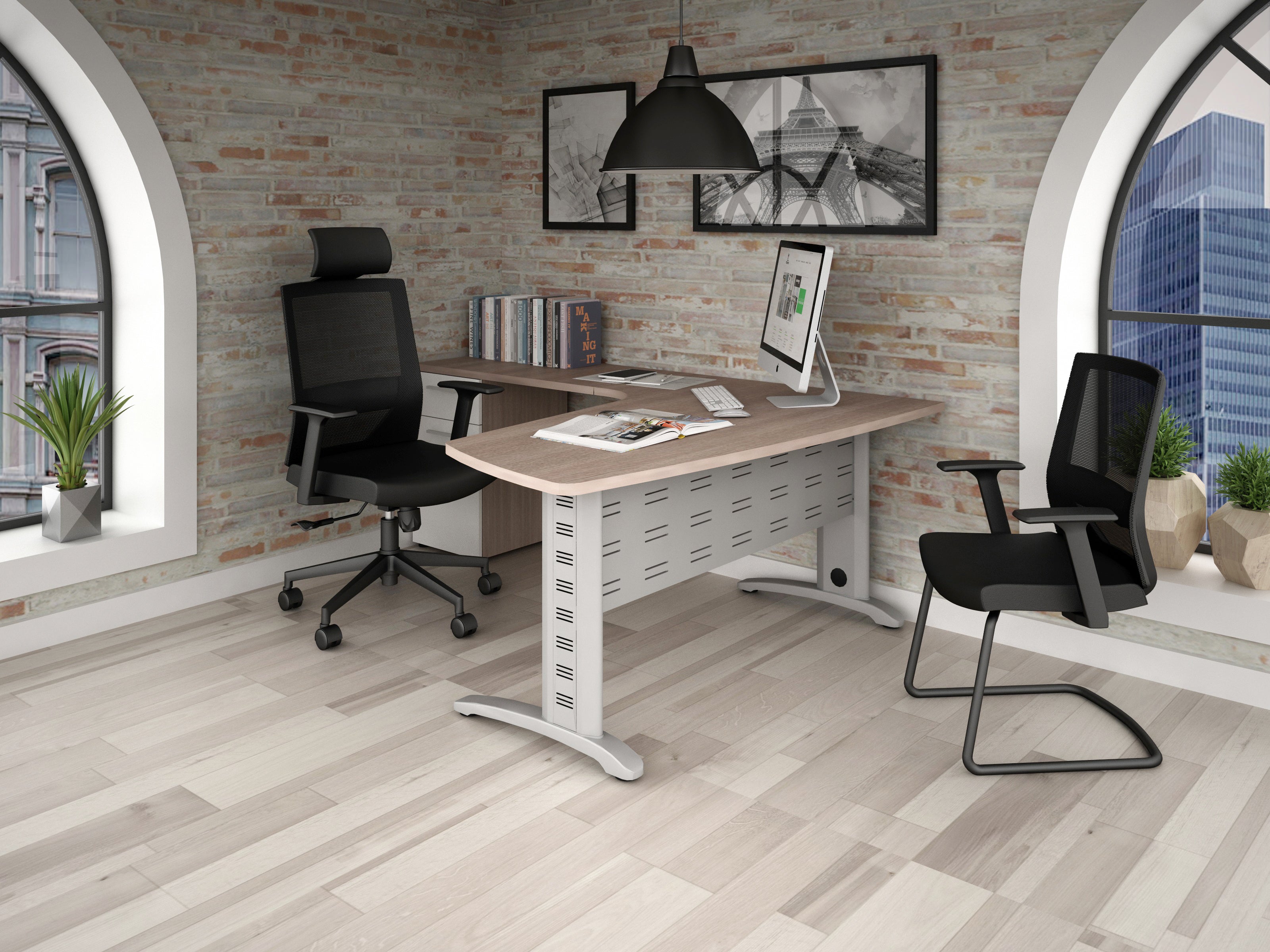 Vista lateral del Permassa Operativo en madera