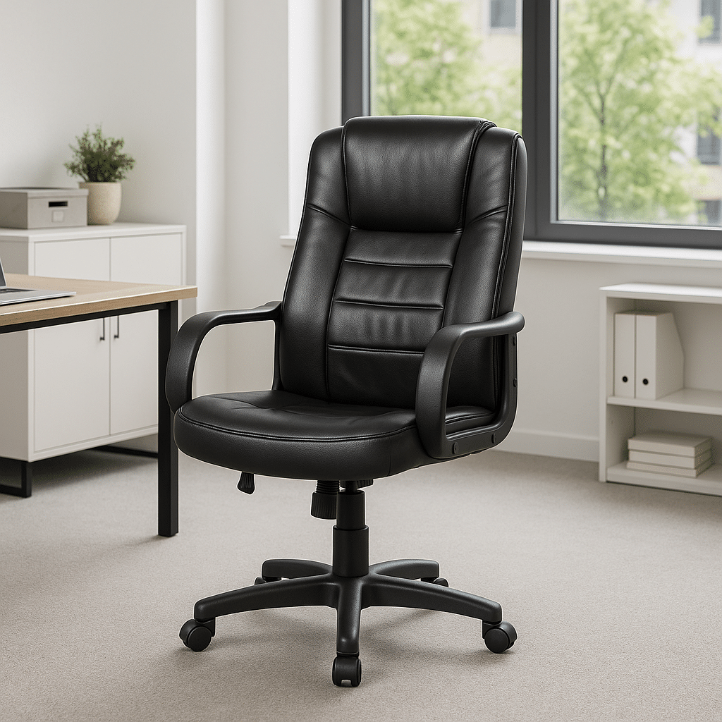 Silla Ejecutiva Alfaro en Vinipiel y Respaldo Alto 2001 - Ergonomik silla ejecutiva OFIK