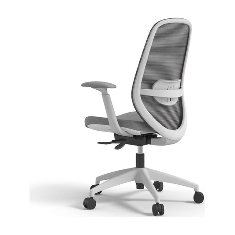 Silla Ergonómica Spirit White Respaldo Bajo