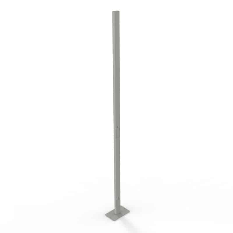 Soporte Rectangular 1.60 para Mampara Privatt 399 - Ergonomik mampara OFIK