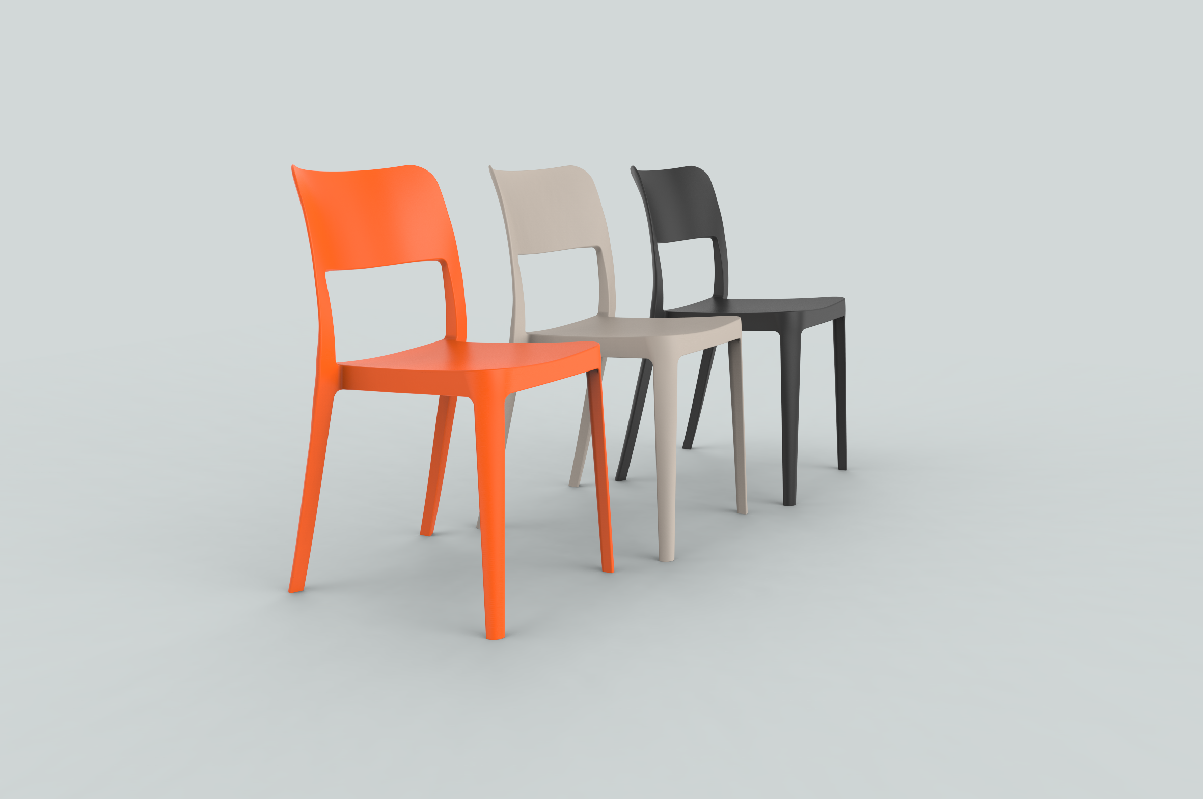 Silla de visita La Vie - 4 piezas