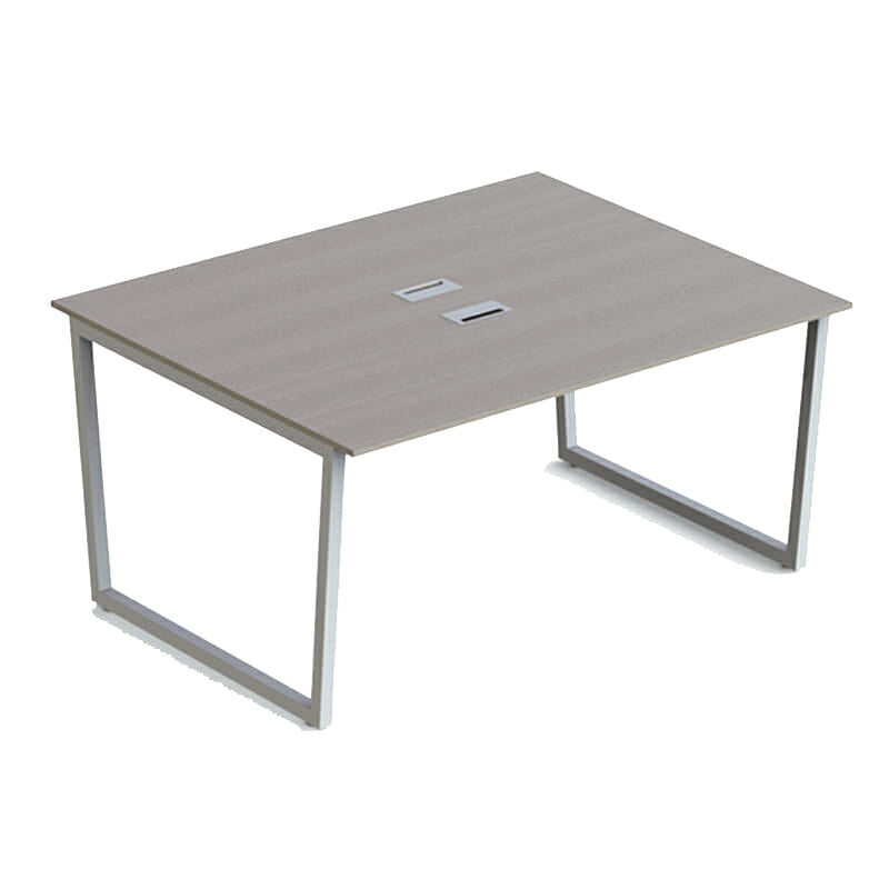 Detalle de la superficie de madera del escritorio