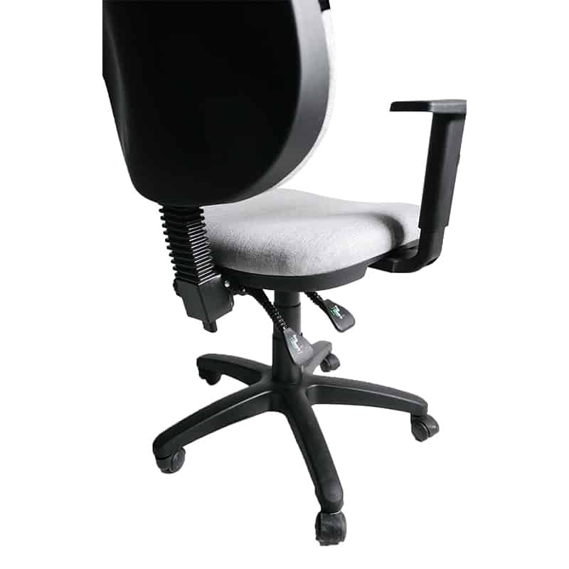 Silla Operativa Con Brazo Ajustable E101 vista frontal