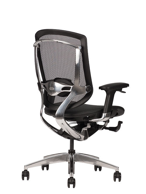 Detalle del asiento ergonómico