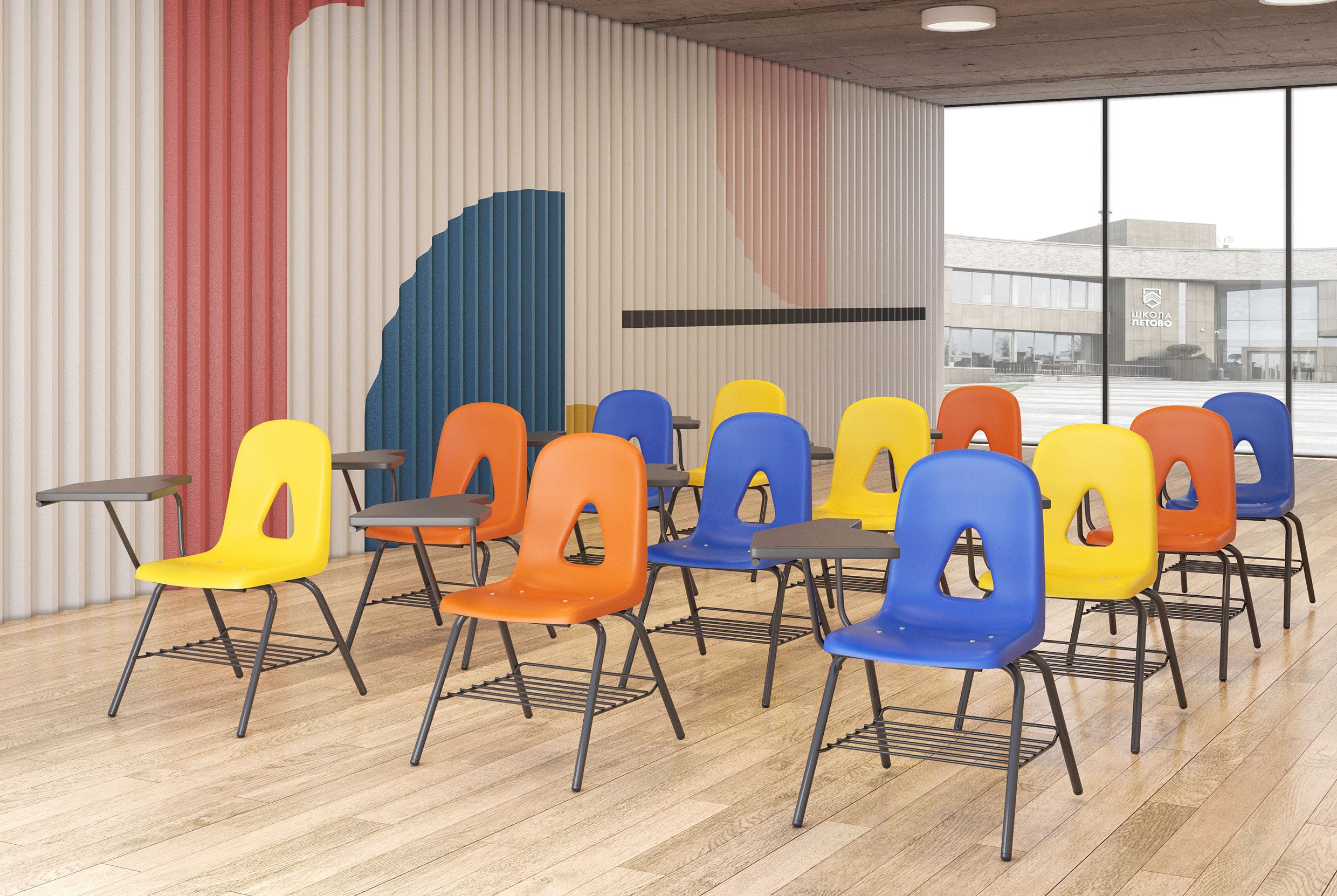 Detalle del diseño del Escritorio Escolar Aprendista