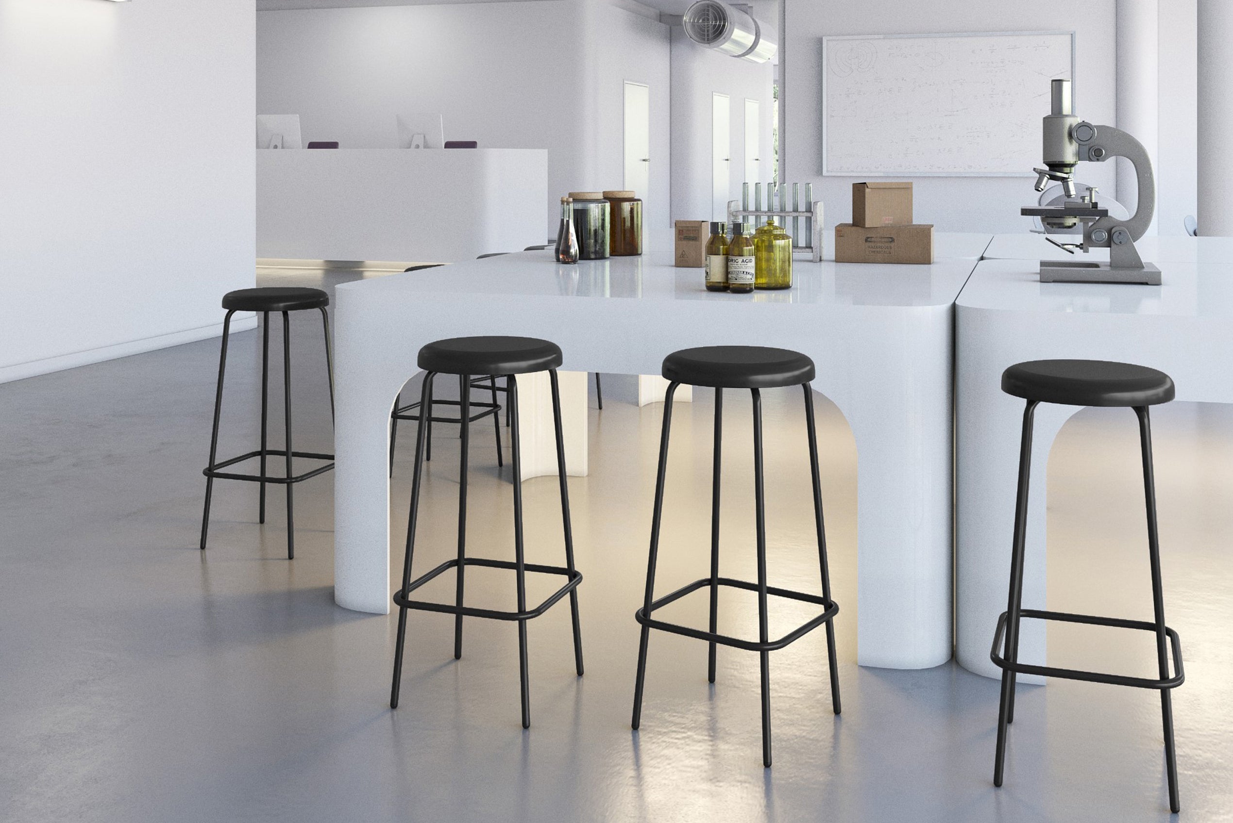 Set de 4 Bancos Arne