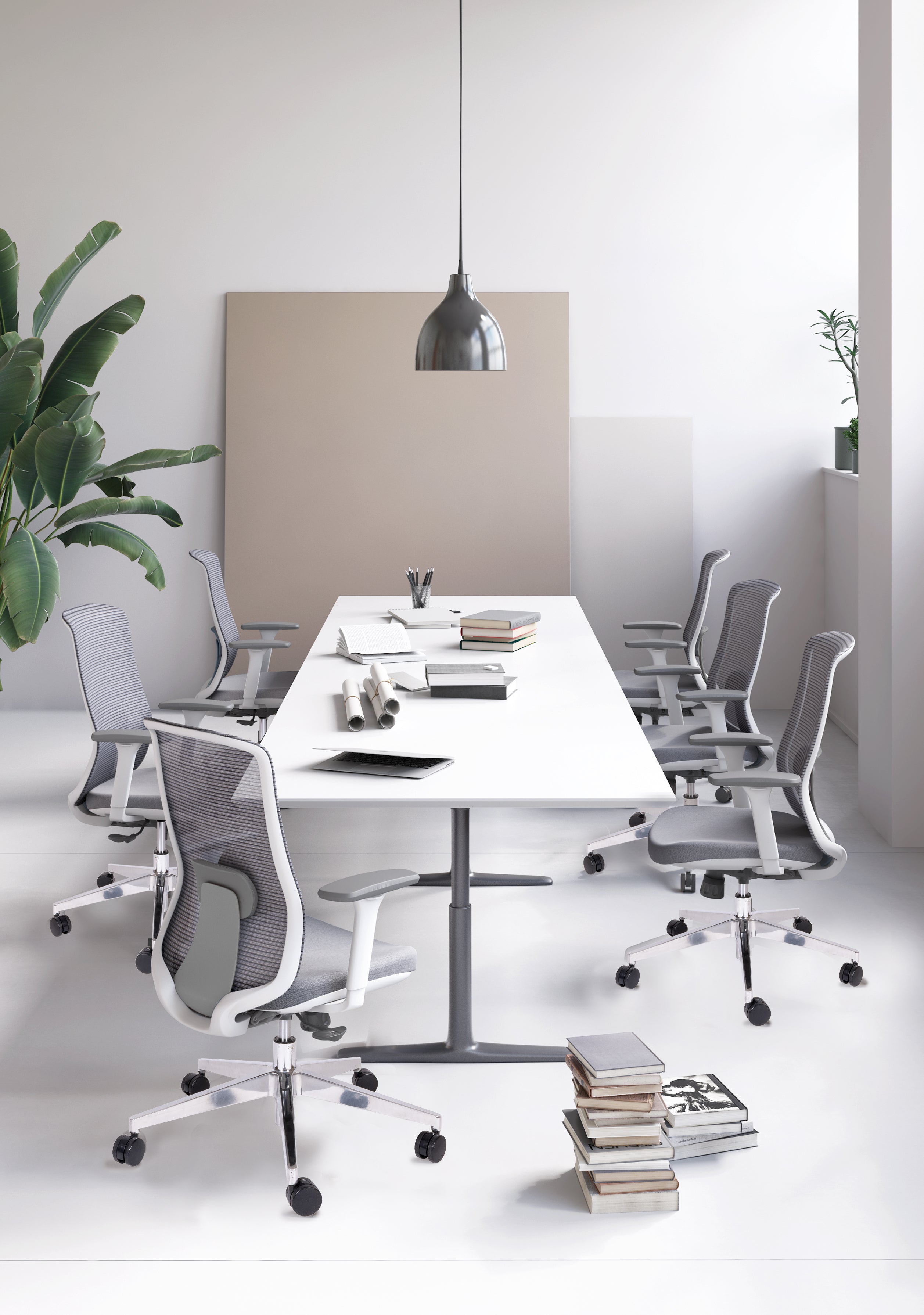 Silla Ejecutiva Crew Gris