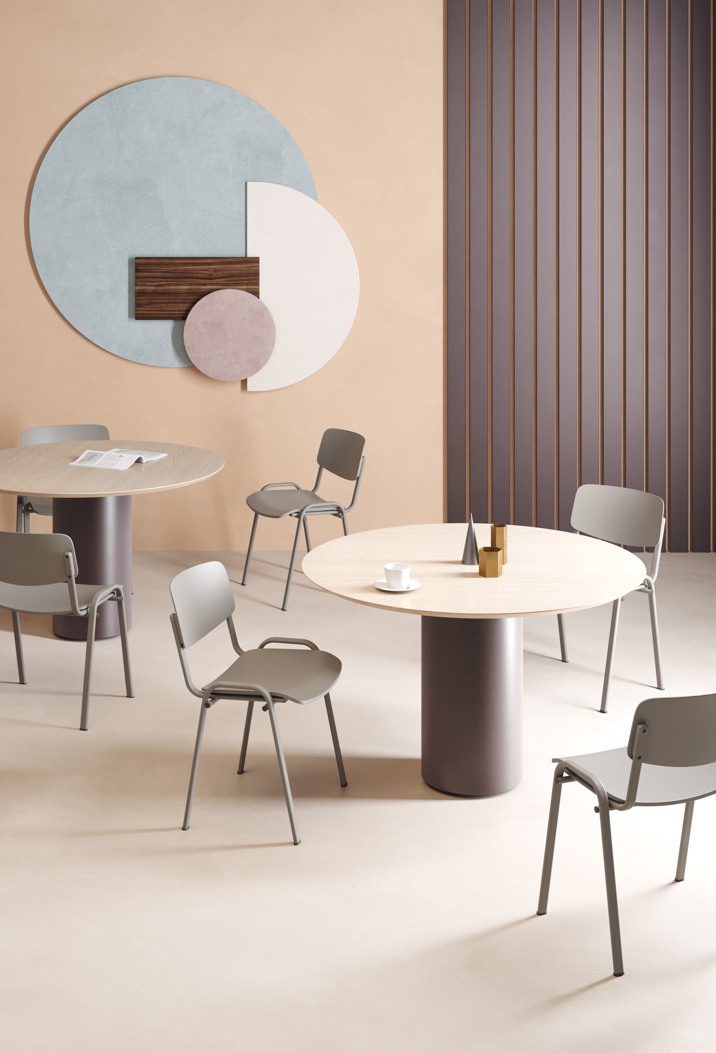 Silla Milk en sala de estar