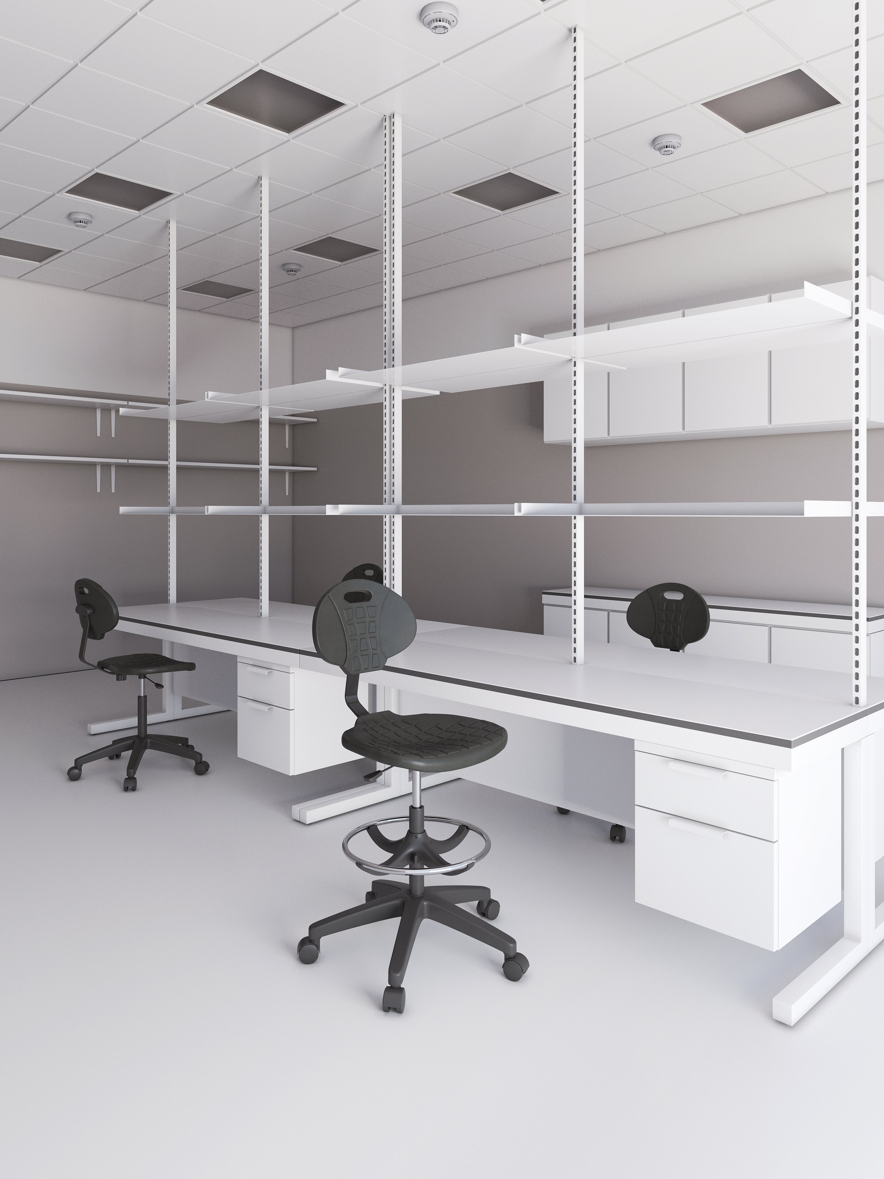 Detalle del diseño ergonómico de la Silla Heavy Duty OHI-48