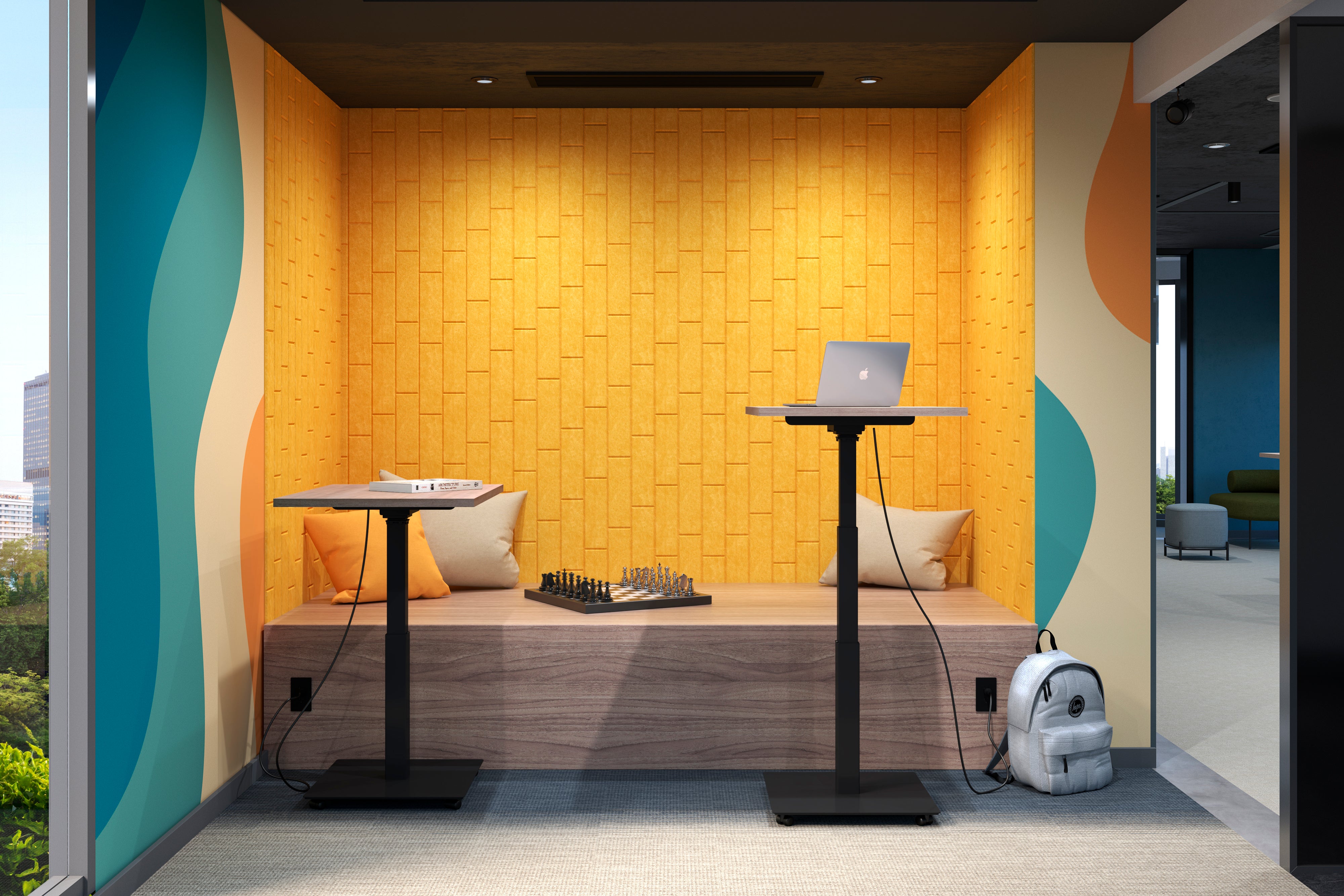 Vista lateral Mesa Ascend Individual