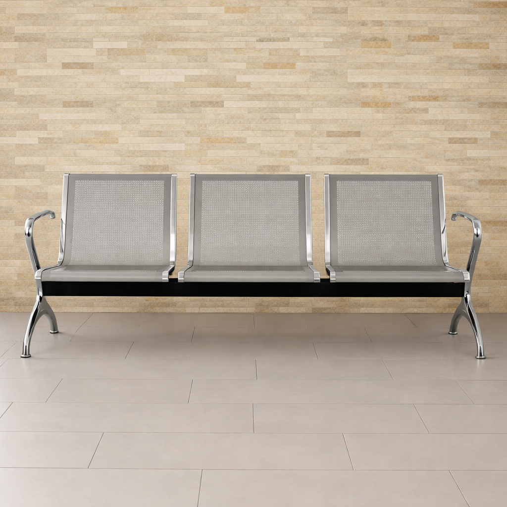 Banca Airport de 3 Plazas SJ8203 - Ergonomik banca OFIK