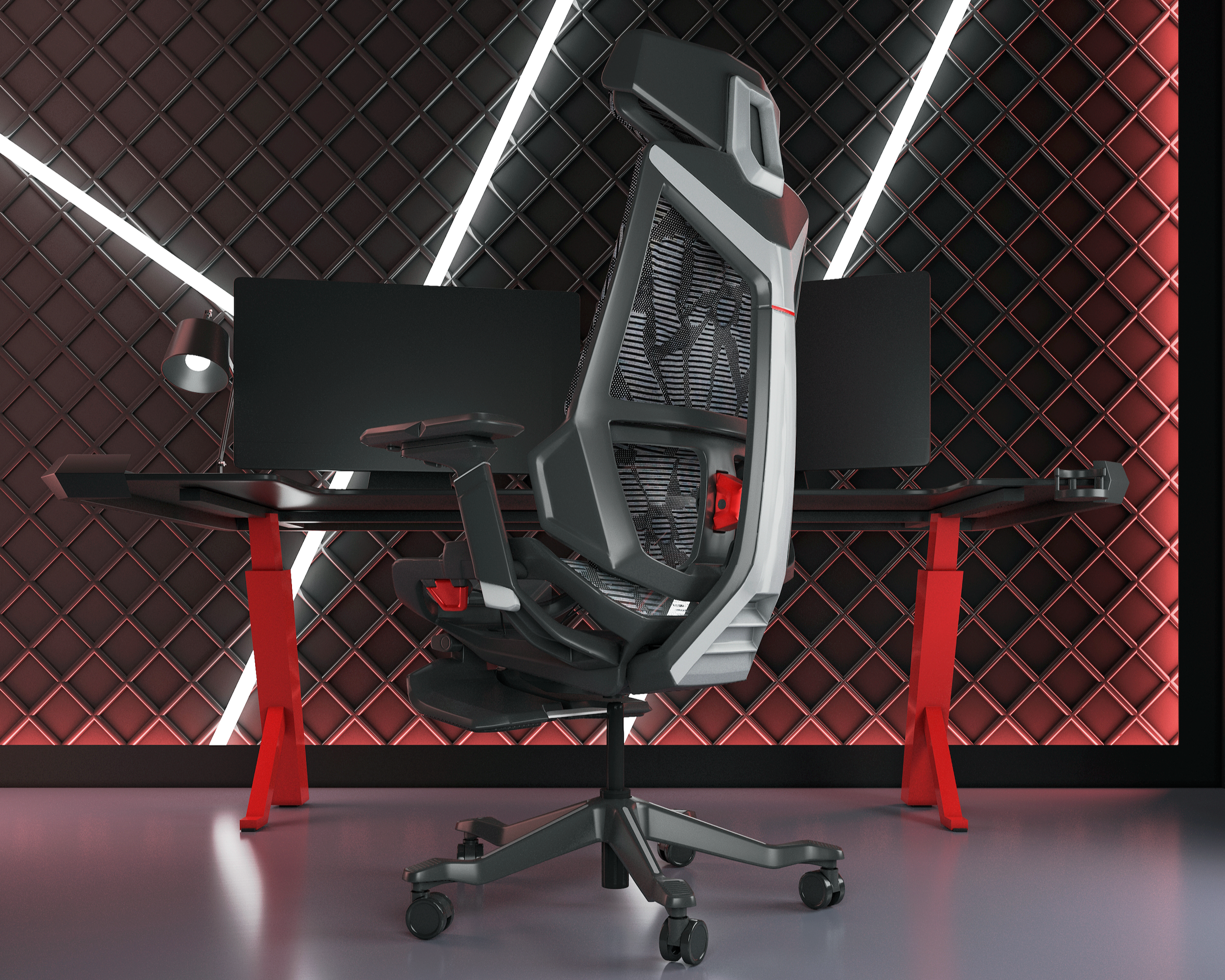 Base reforzada y ruedas de la Silla Dragon