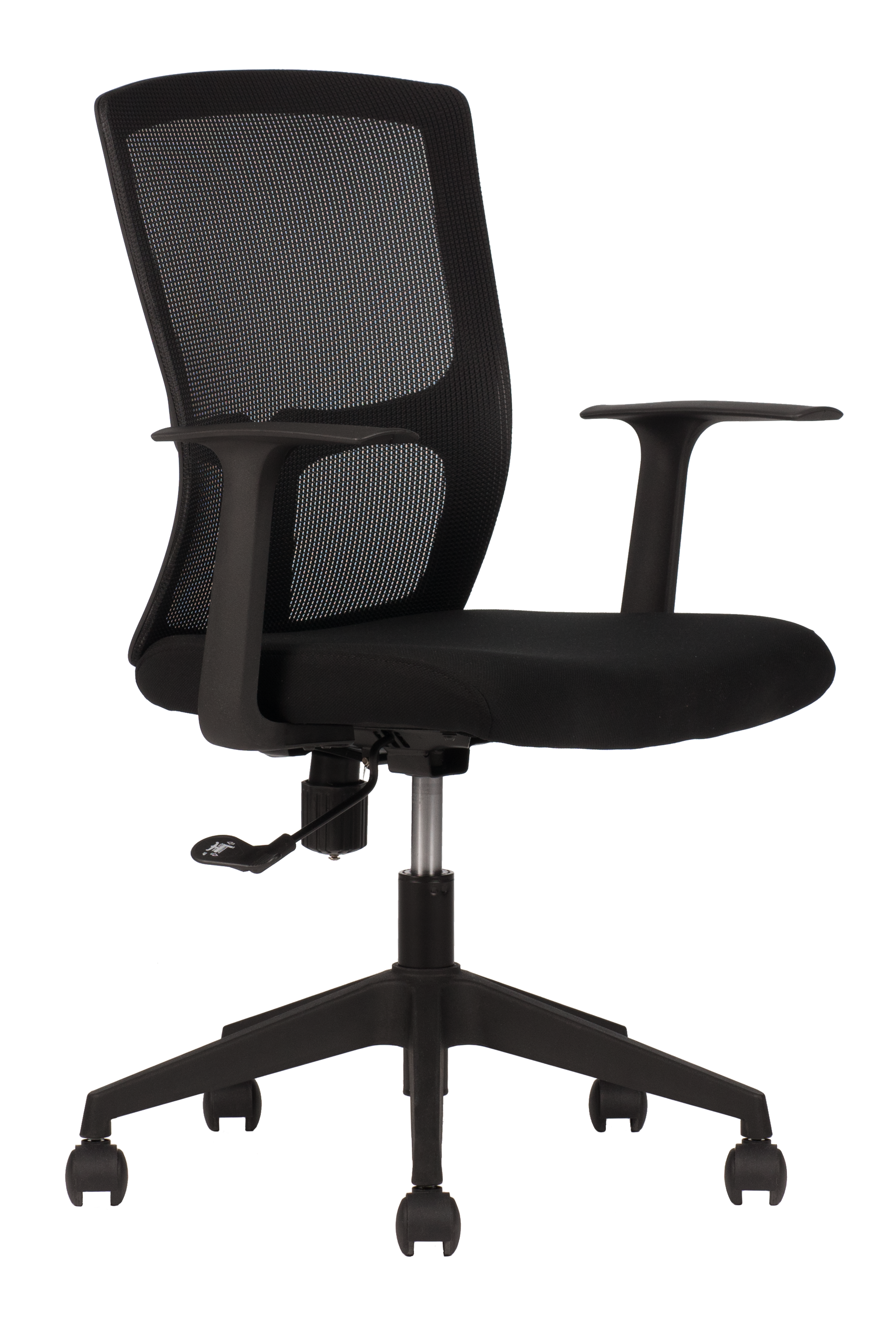 Vista frontal de la Silla Click gris