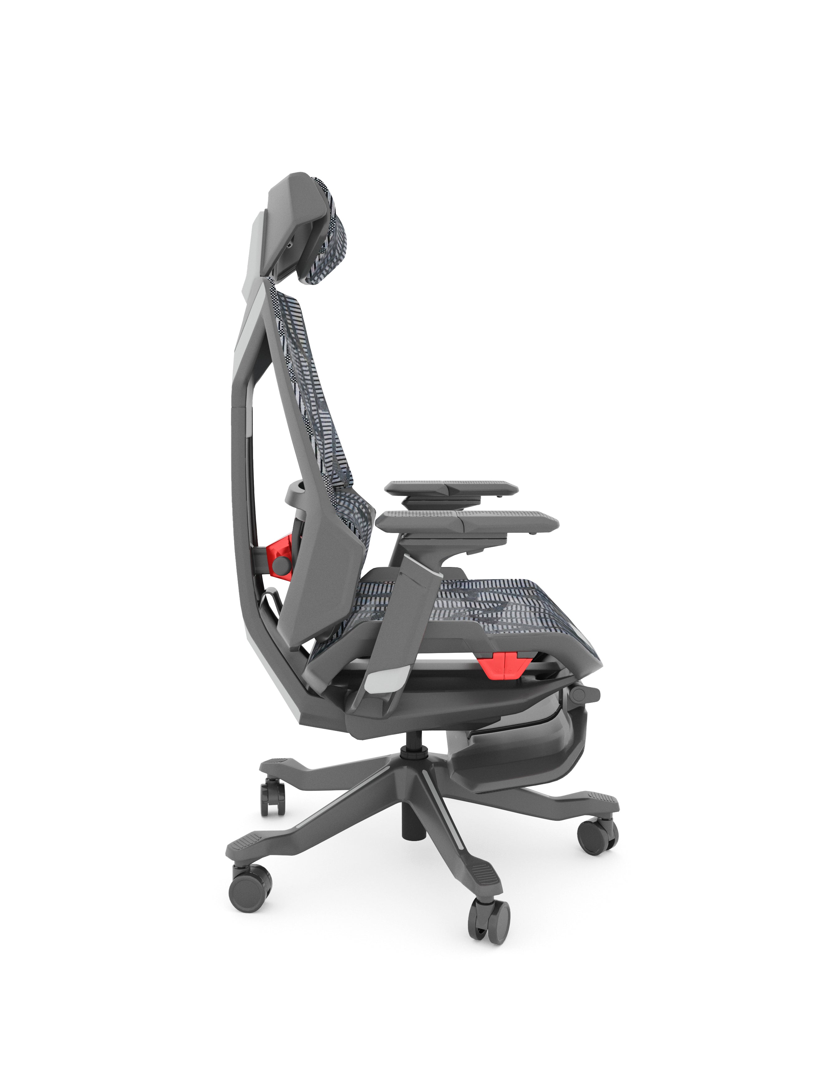 Vista lateral de la Silla GAMER Dragon ergonómica