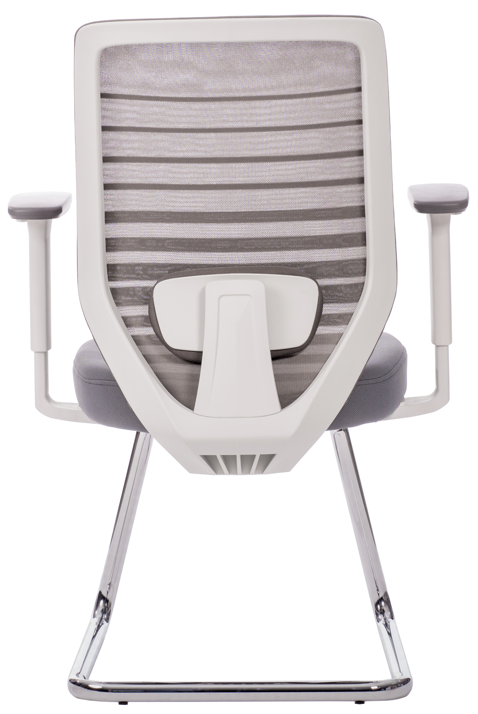 Detalle de la estructura metálica de la Silla Delta Visita