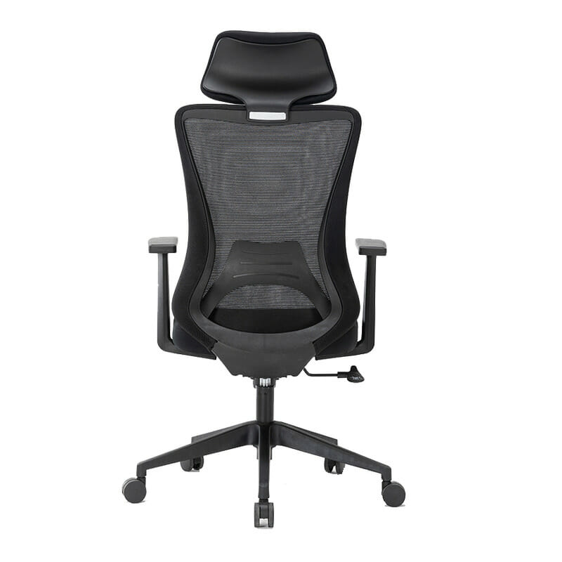Silla Ejecutiva E106 Mesh y Tela Color Negro