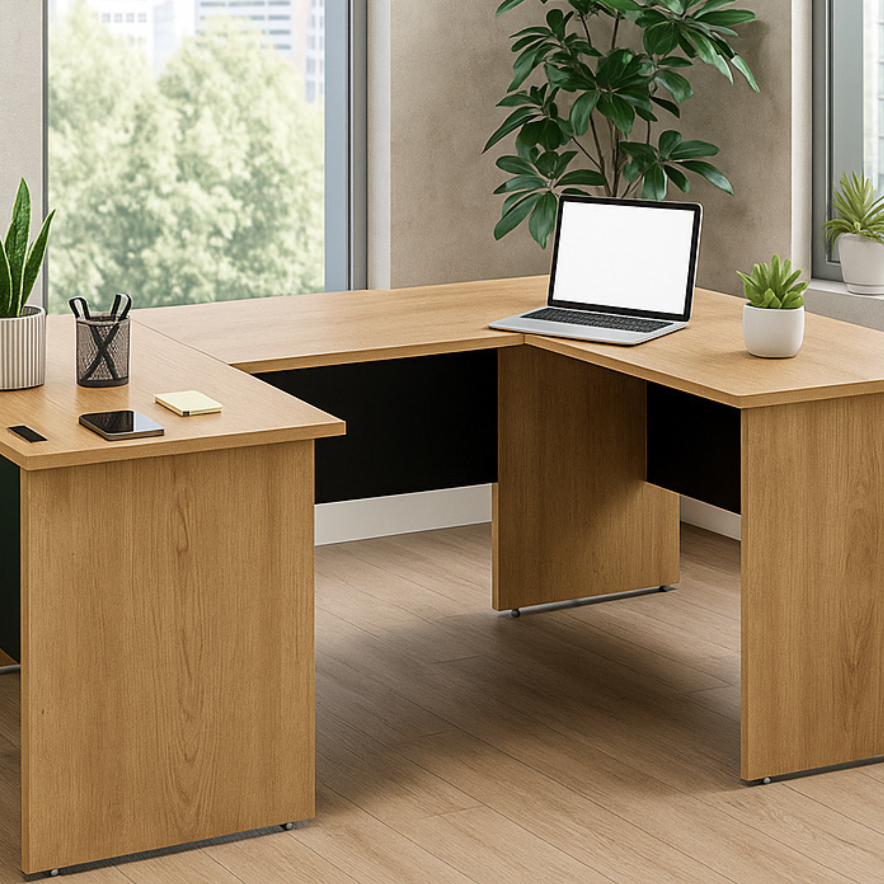 Extensión para escritorio ejecutivo 90 x 75 cm - Ergonomik escritorio OFIK