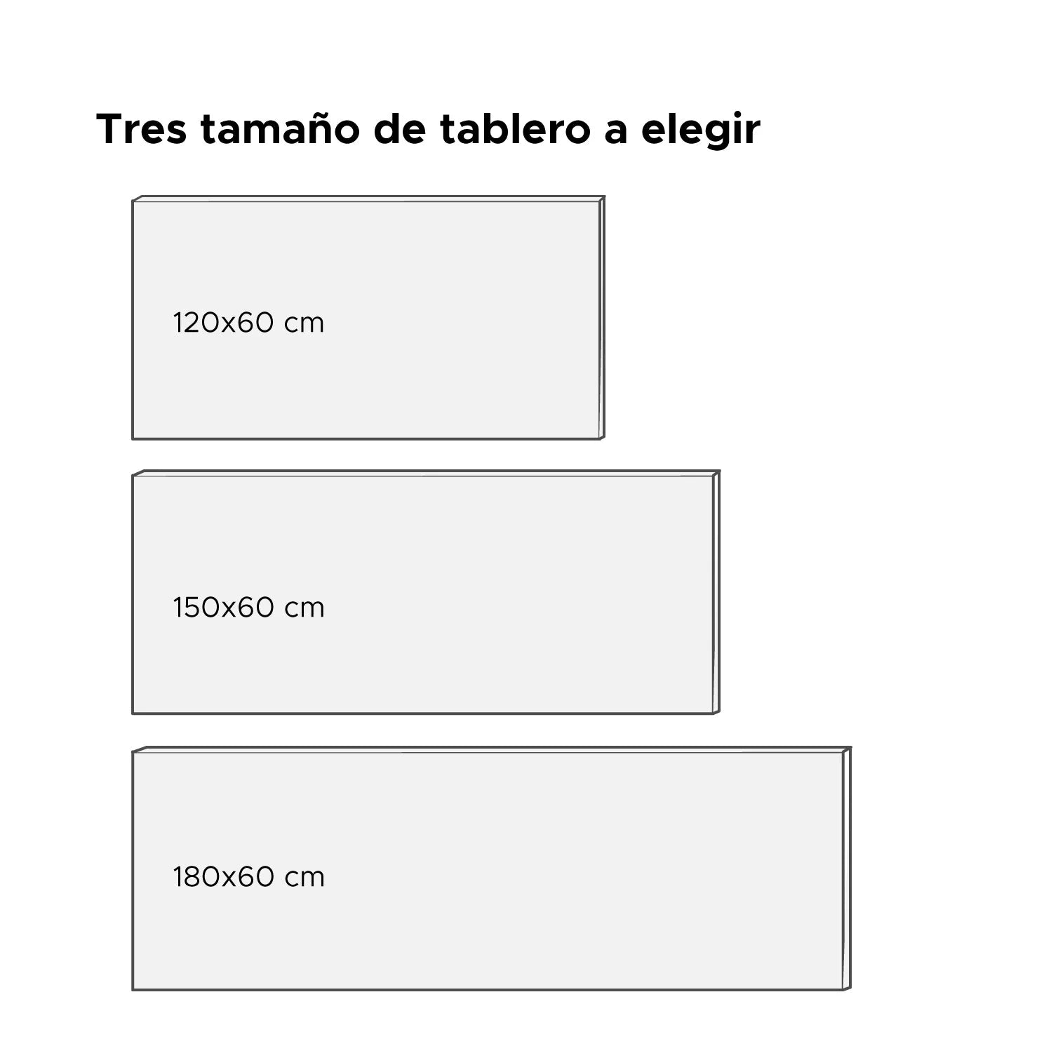 Escritorio ajustable acabado elegante