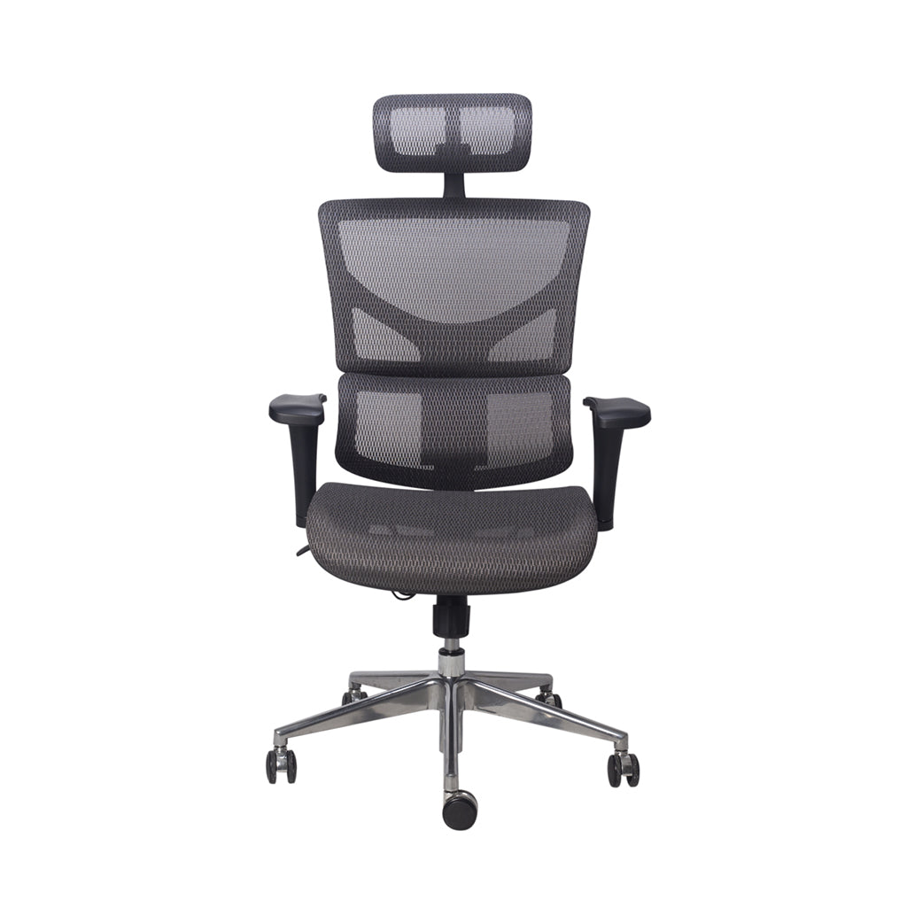 Front view of Sillón Directivo 1500GR ergonomic chair