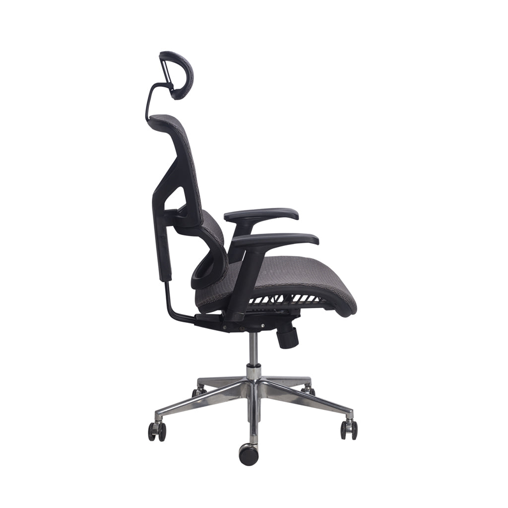 Side view showing ergonomic design of Sillón Directivo 1500GR
