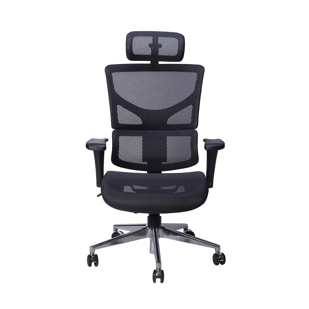 Side view showing ergonomic design of Sillón Directivo 1500NE