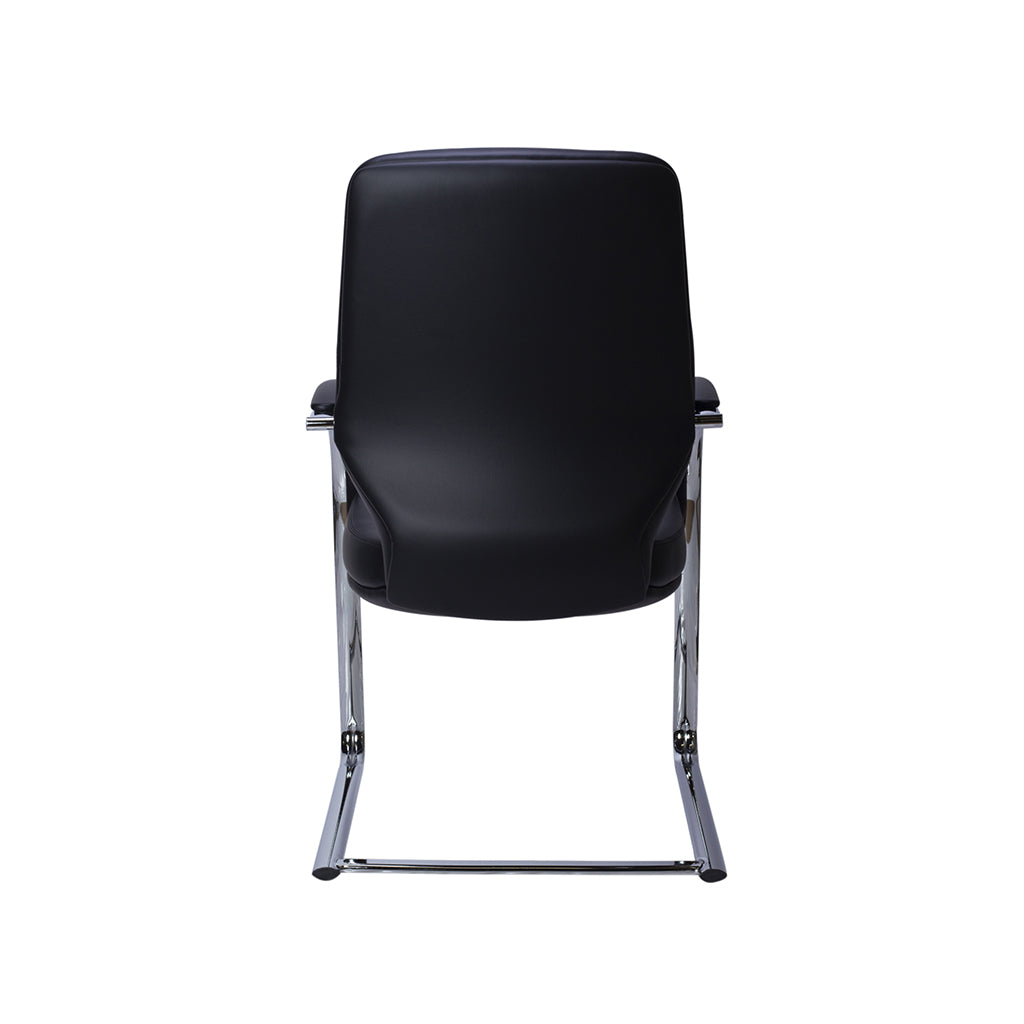 Close-up of premium materials of Silla de Visita 1235NEDE