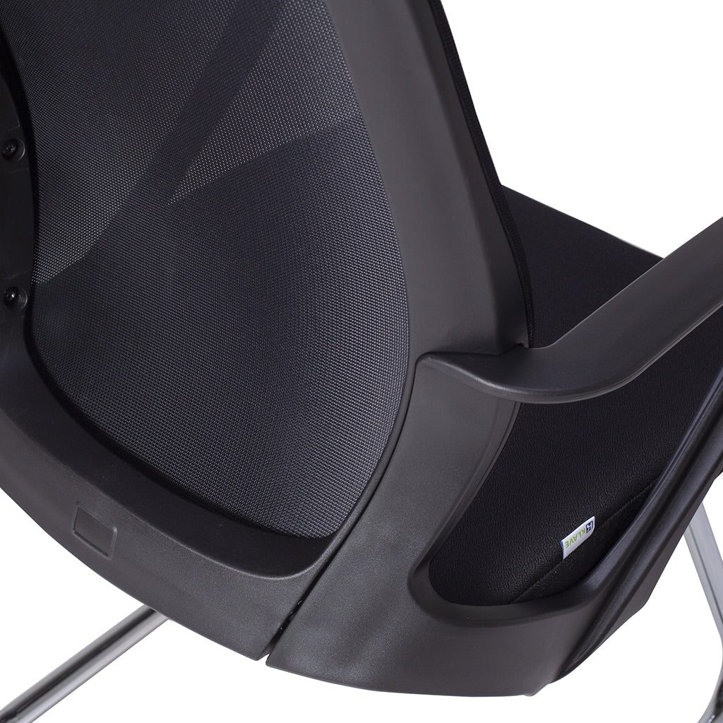 Detalle del tapizado elegante de la Silla de Visita 145