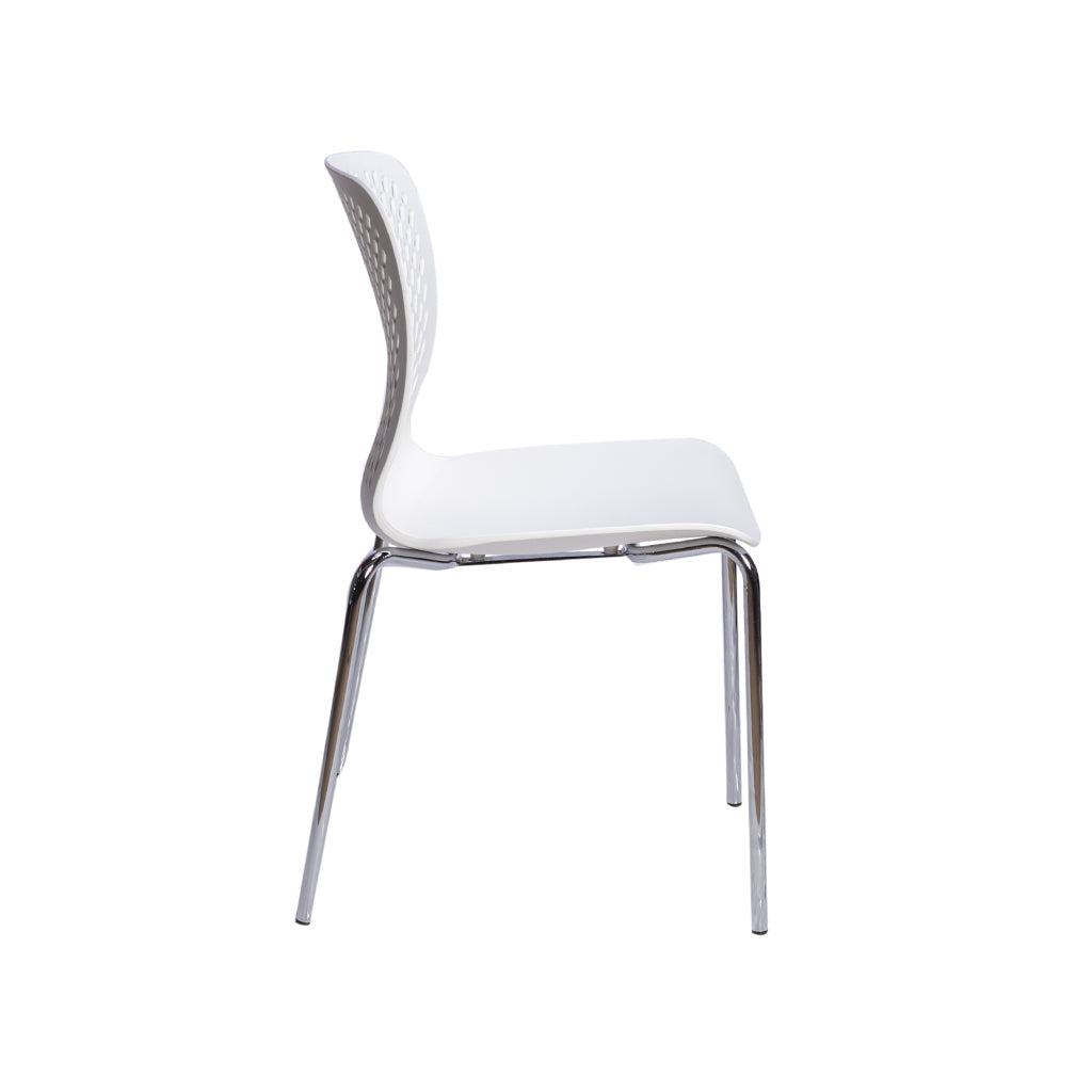 Detalle del tapizado negro de la Silla de Visita 155BL Ergonomik