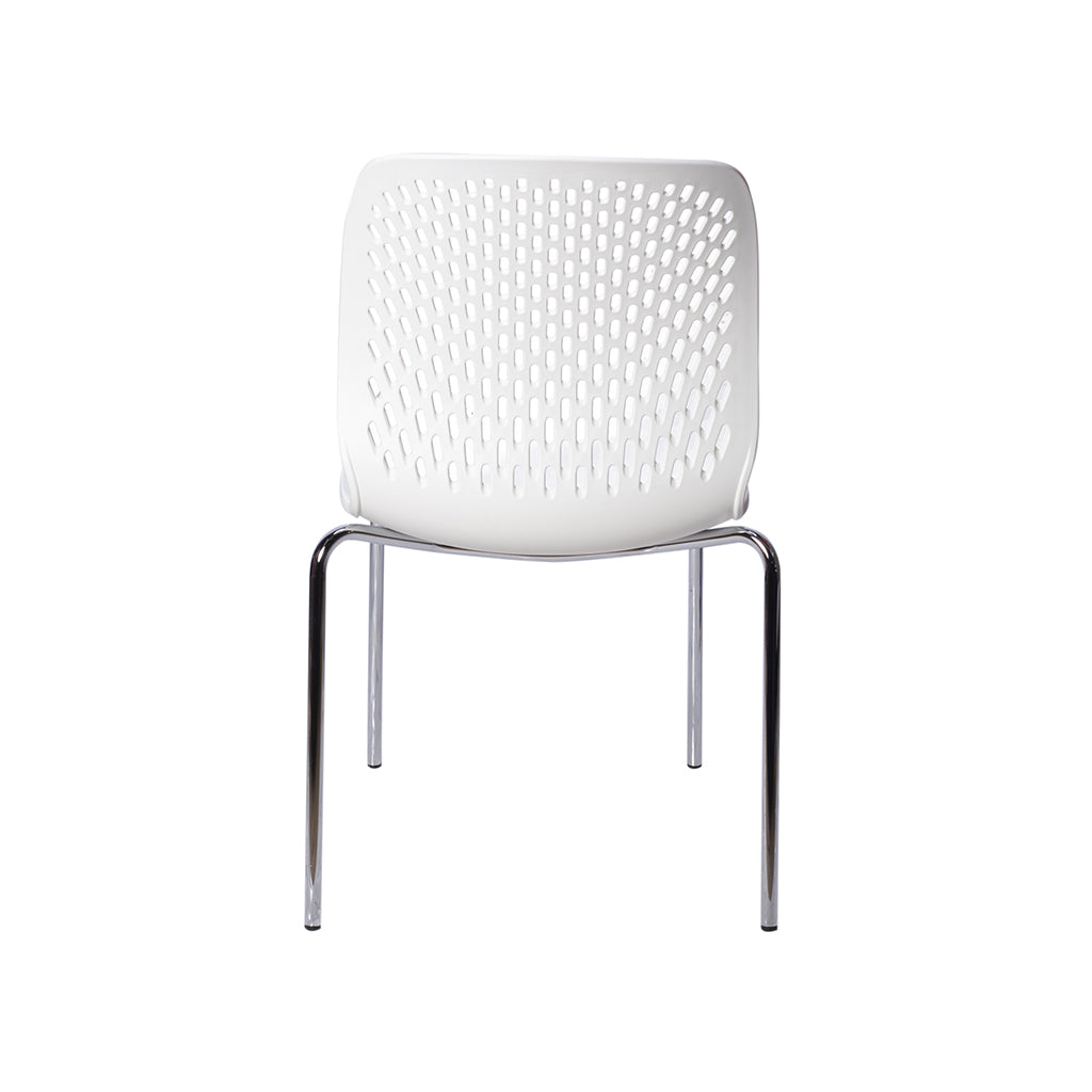 Base cromada fija de la Silla de Visita 155BL de Ergonomik