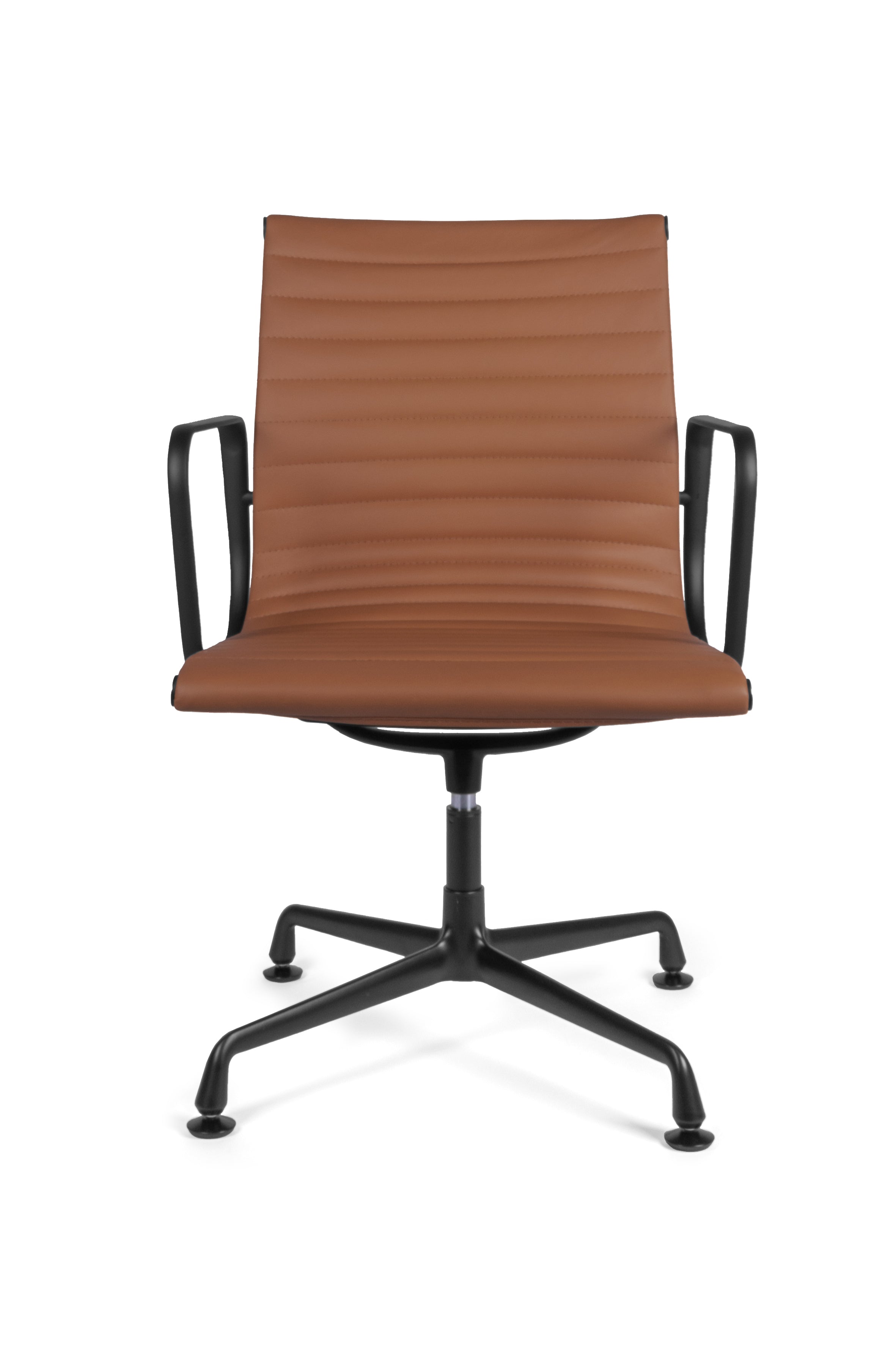 Vista lateral de la Silla Goetz ergonómica en piel