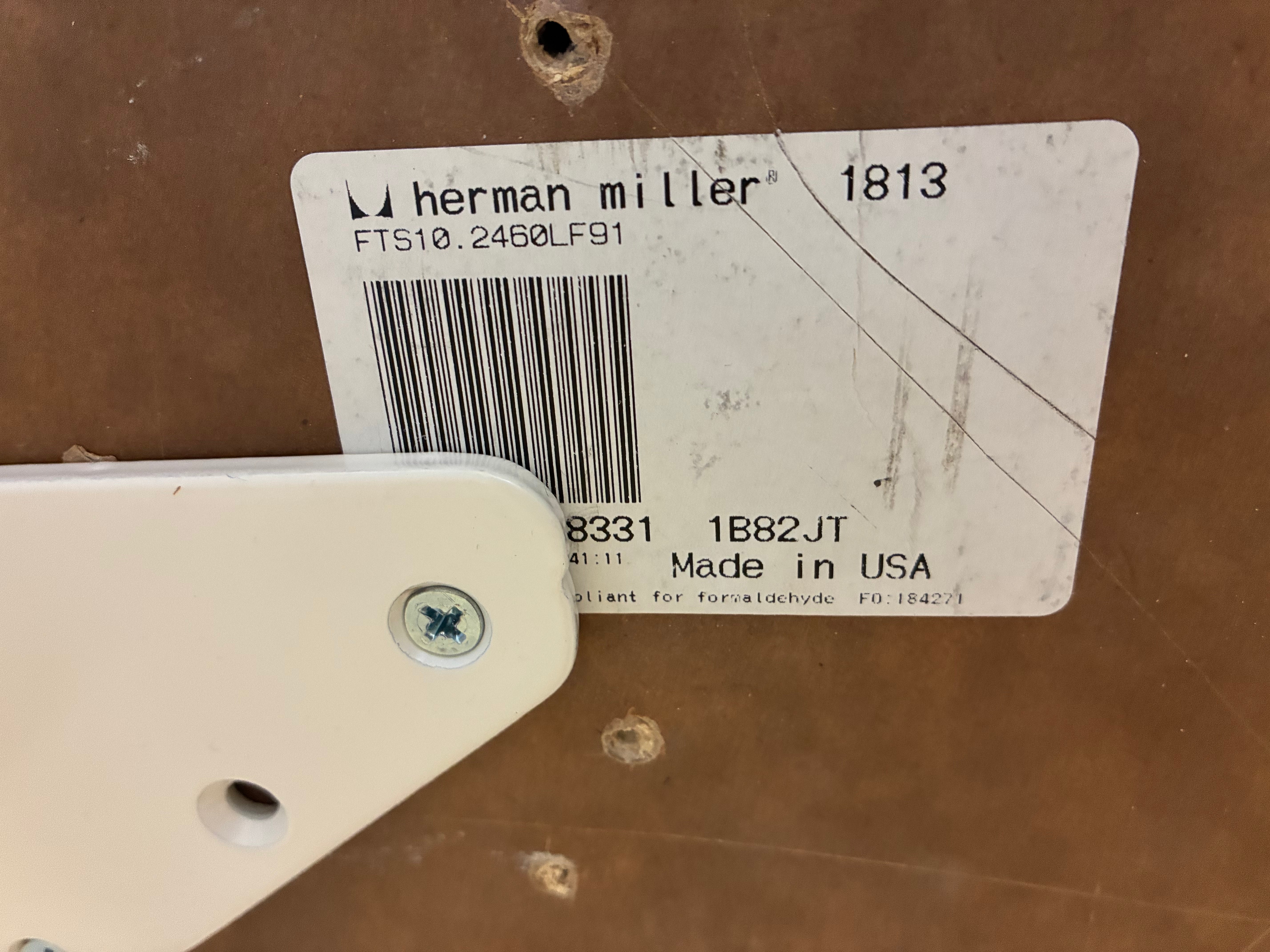 Escritorio Altura Ajustable Blanco Herman Miller