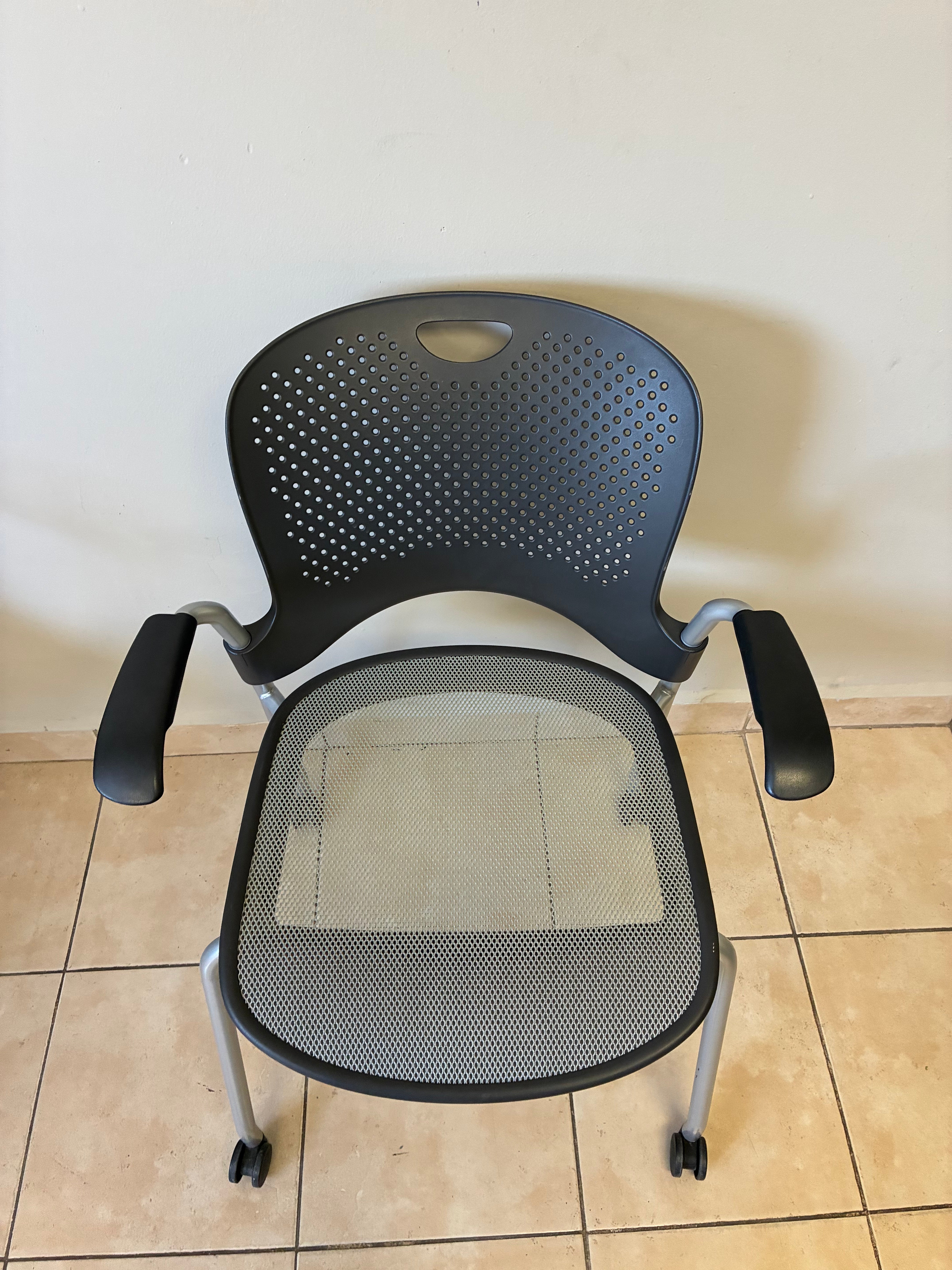 Silla Caper Negro/Gris Herman Miller - Preowned
