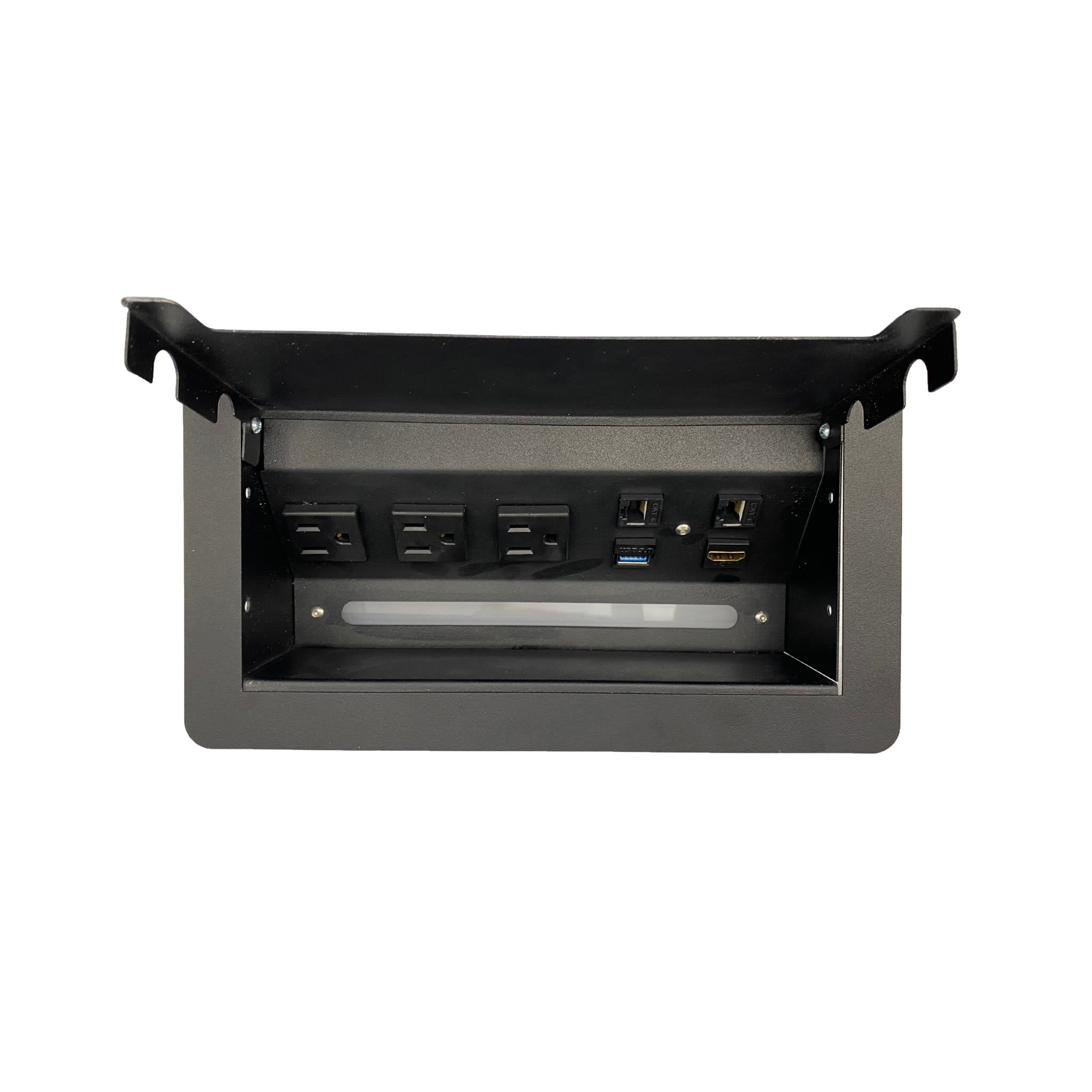 Multicontacto Empotrable Praga con LED LUMBRO