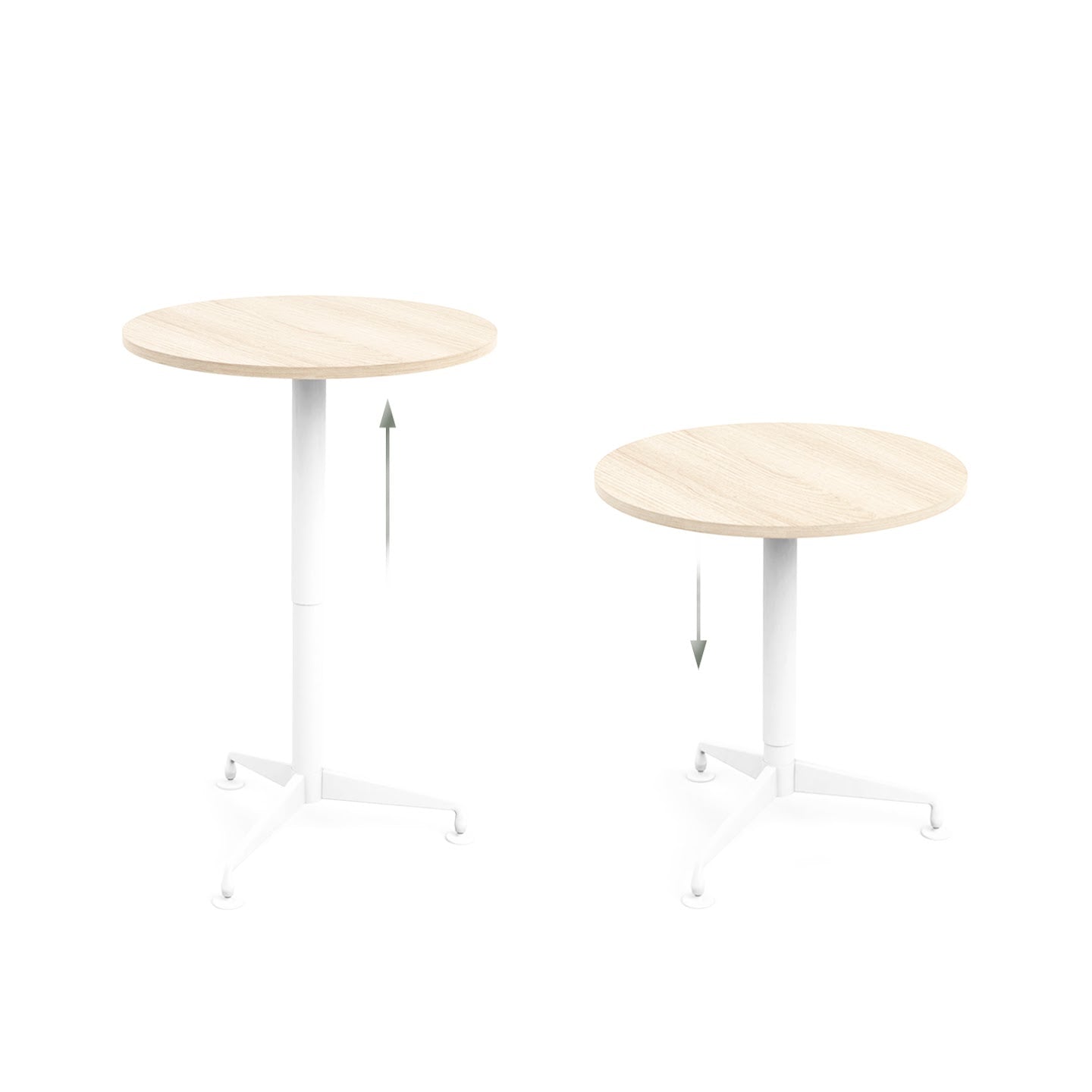 Mesa Redonda Mike - Altura ajustable