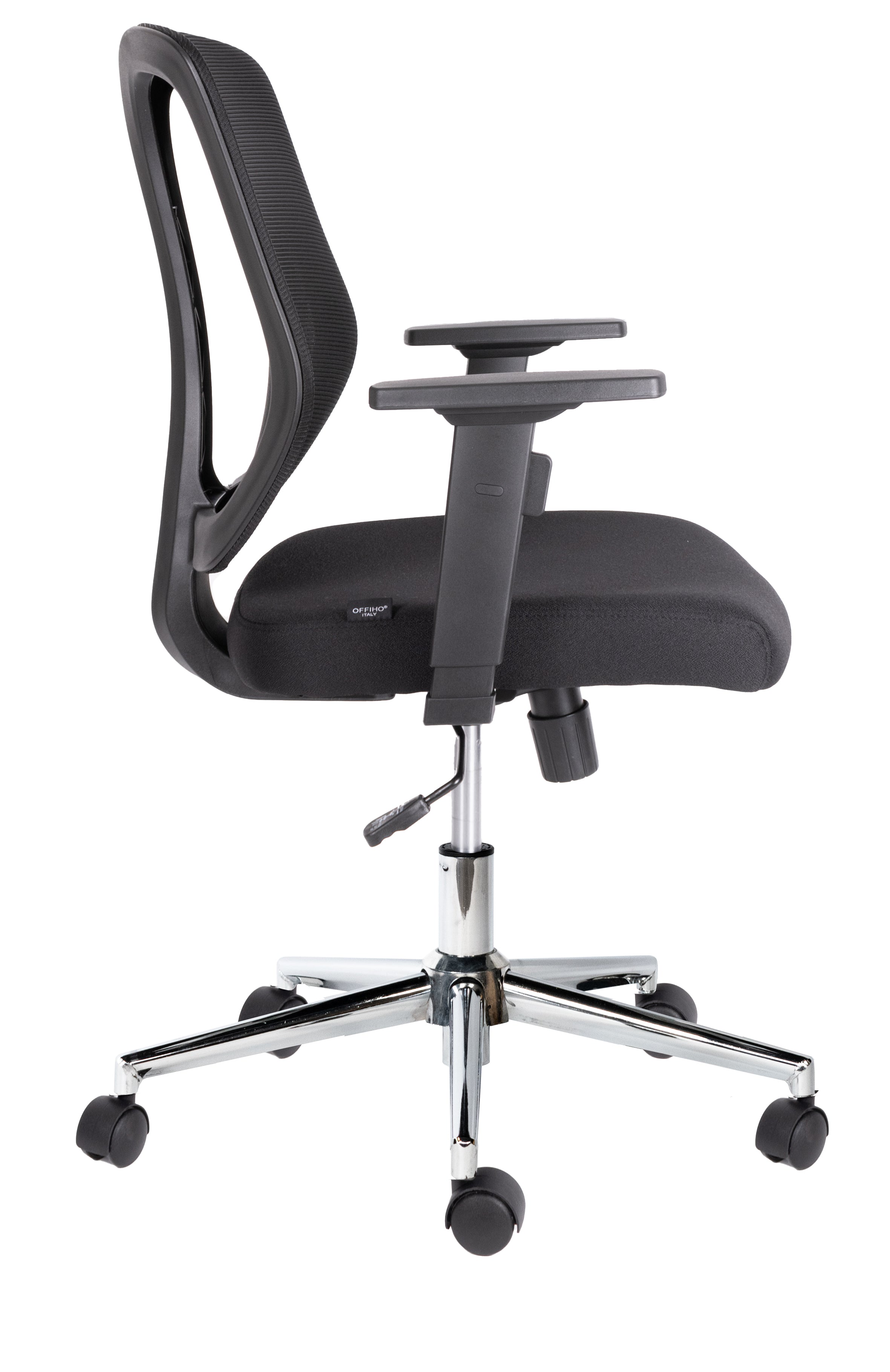 Detalle del respaldo y estructura de la Silla Ejecutiva Wind