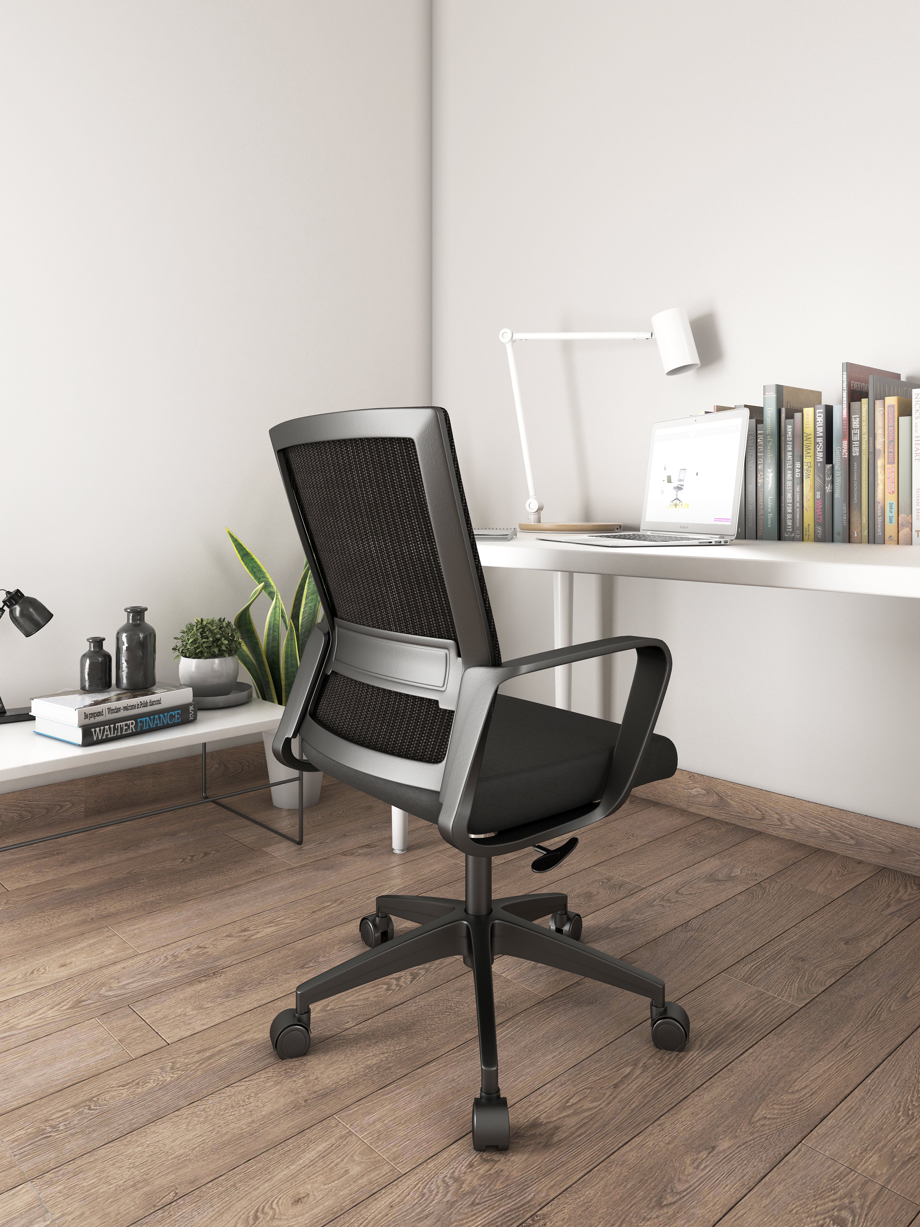 Silla Sling en escritorio de oficina