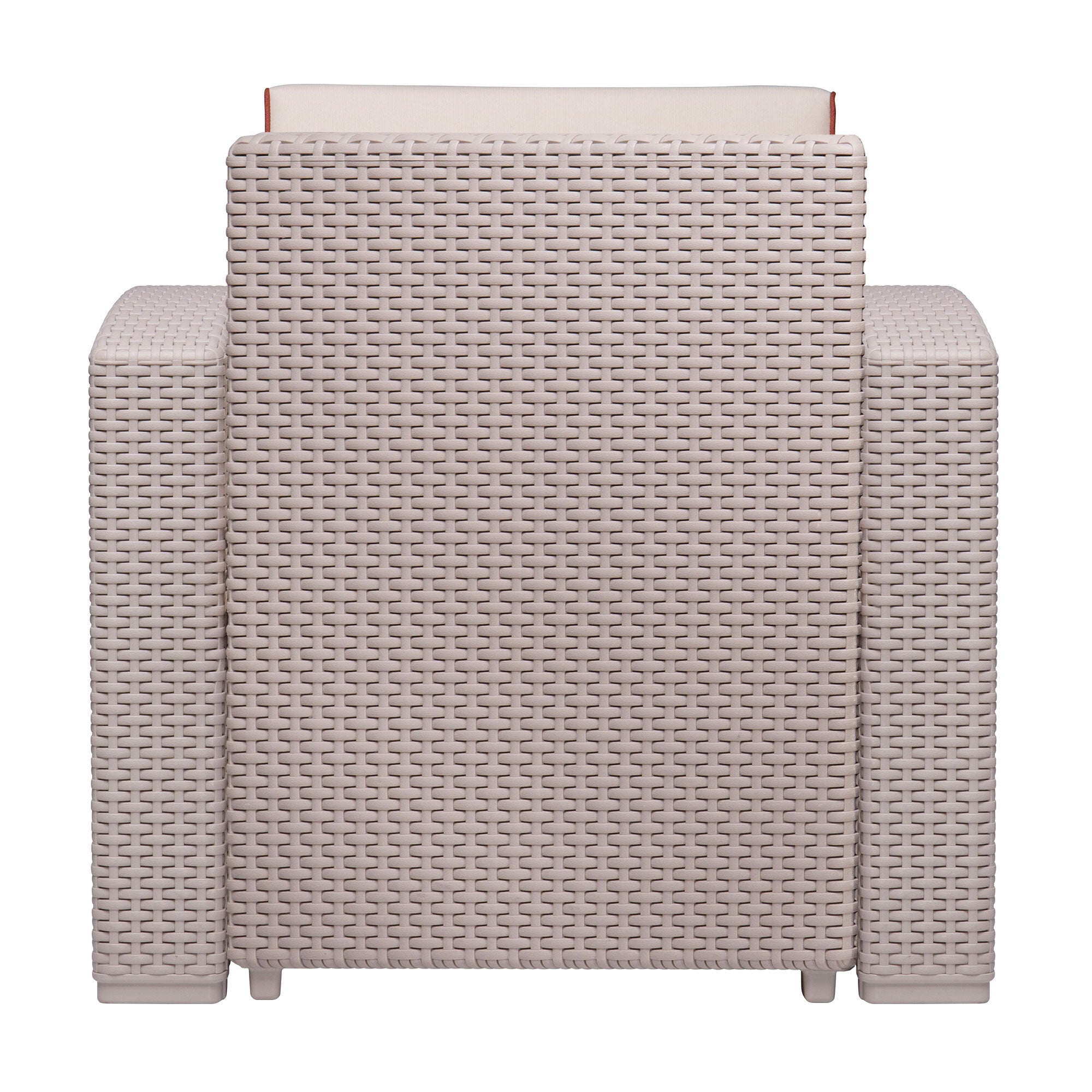 Vista del respaldo ergonómico