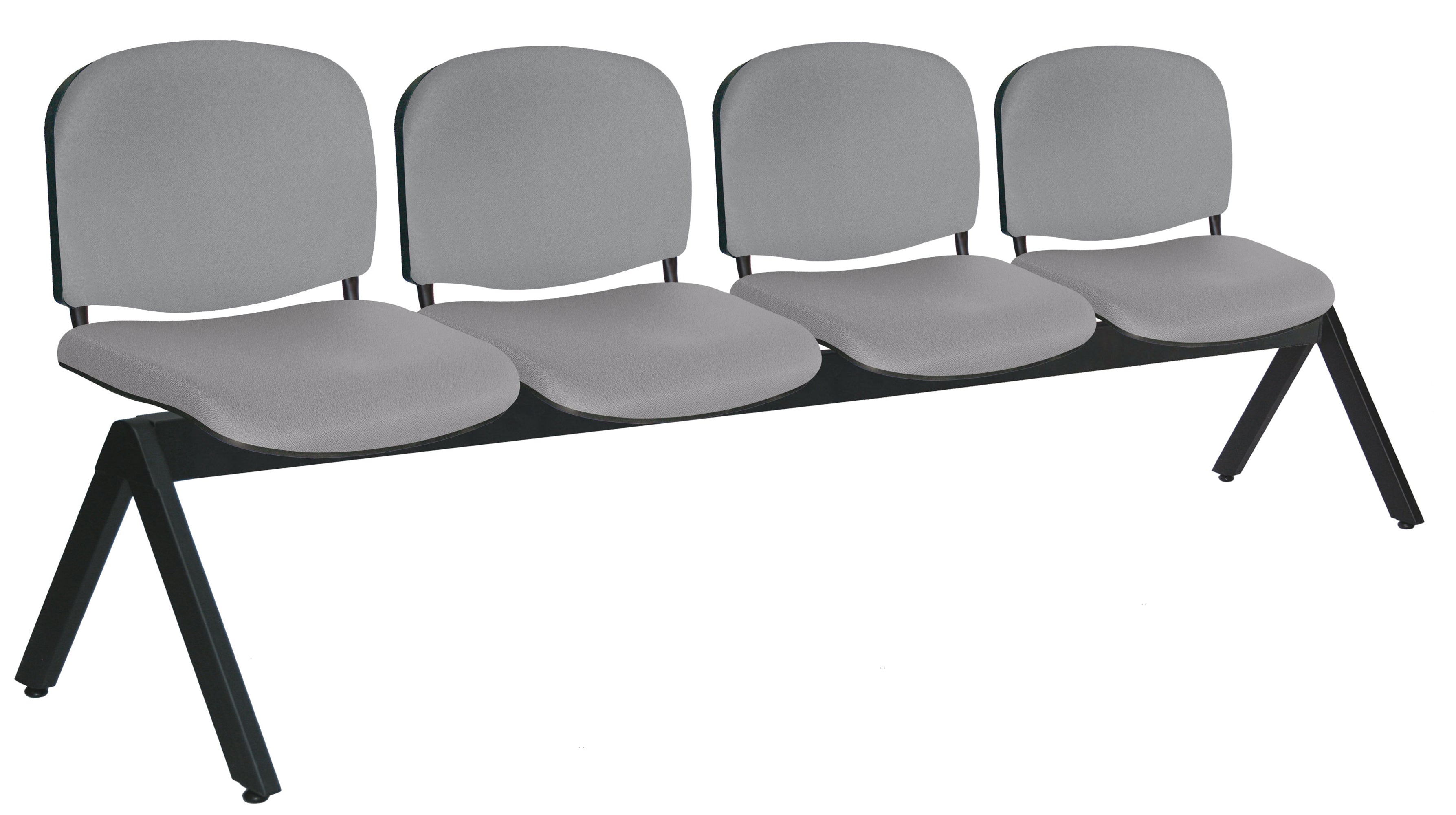 Vista lateral del set de Bancas Ellitico 4P