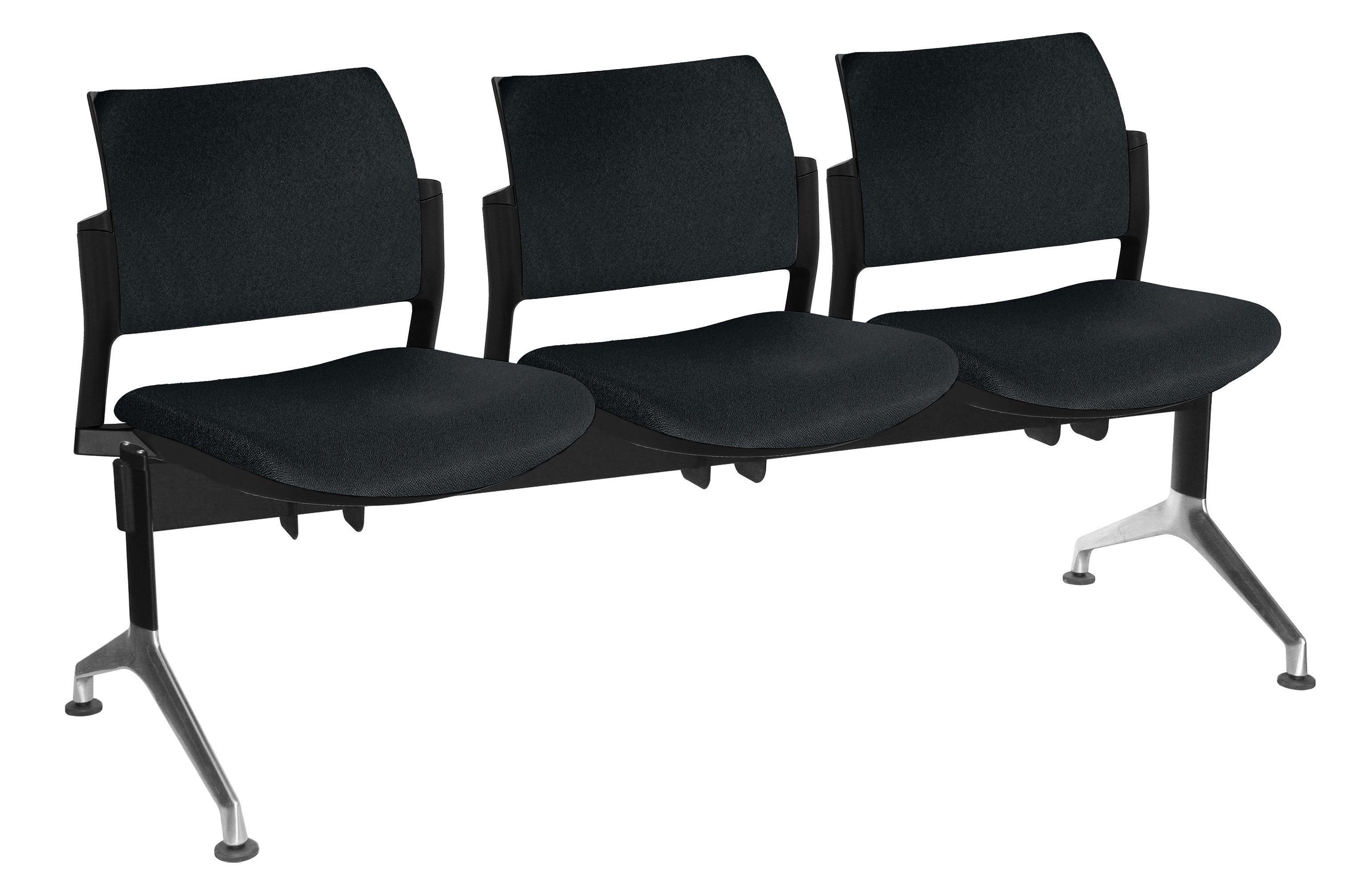 Vista frontal de la Banca Kyos Tapizadas 3 Personas