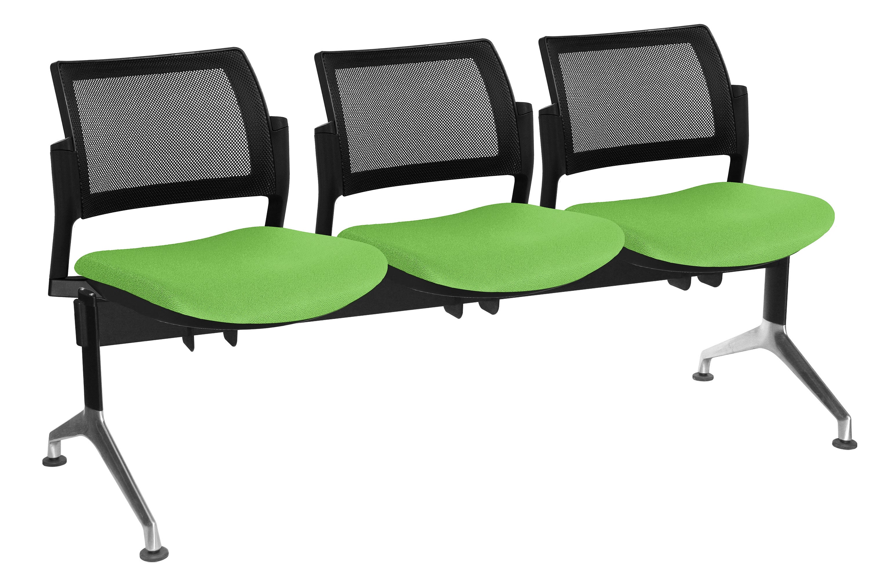 Detalle de materiales y malla ergonómica