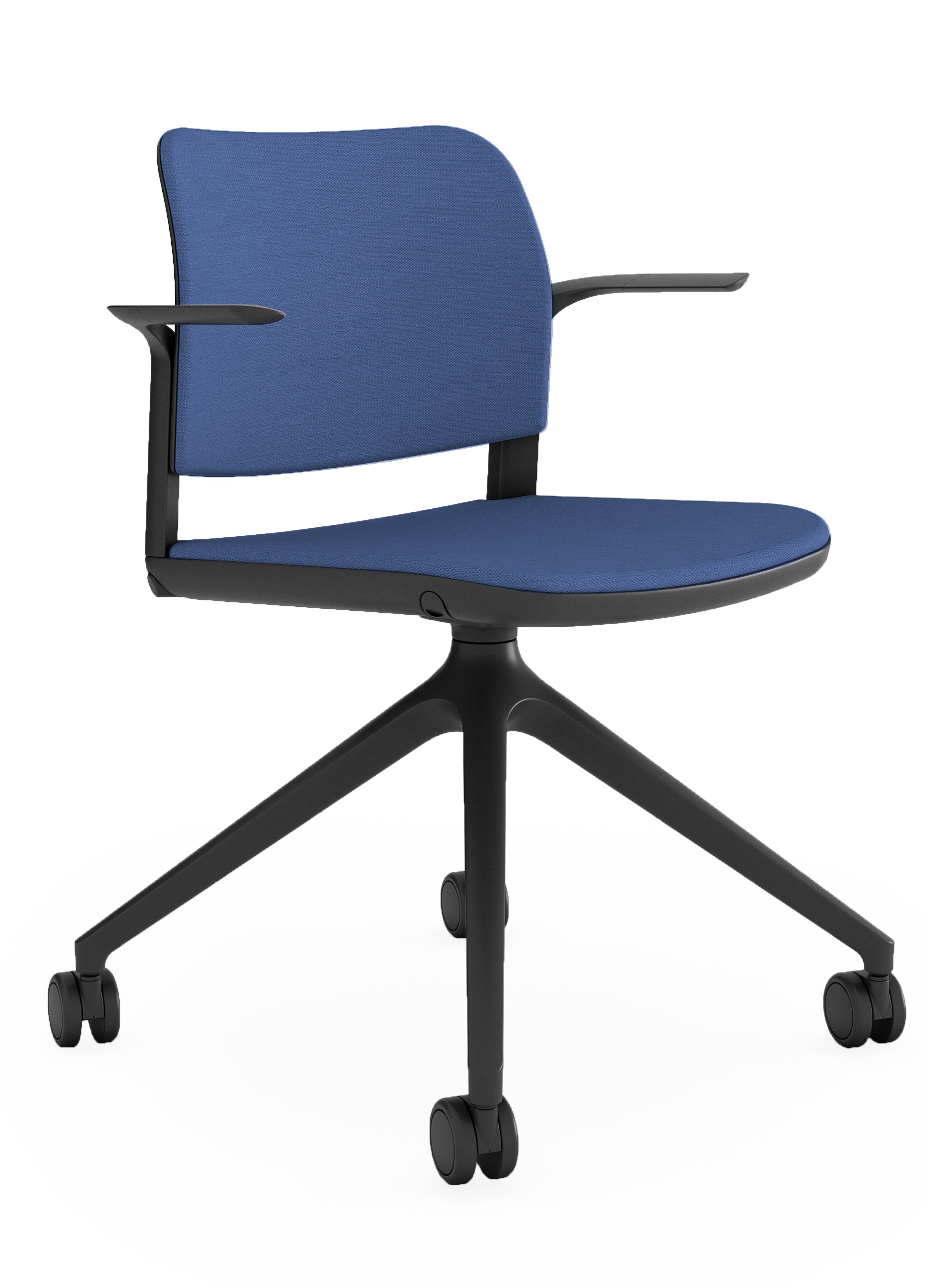 Silla ergonómica colorida con soporte lumbar