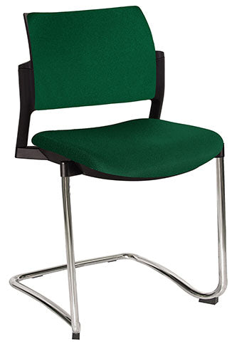 Silla de oficina ergonómica con asiento acolchado