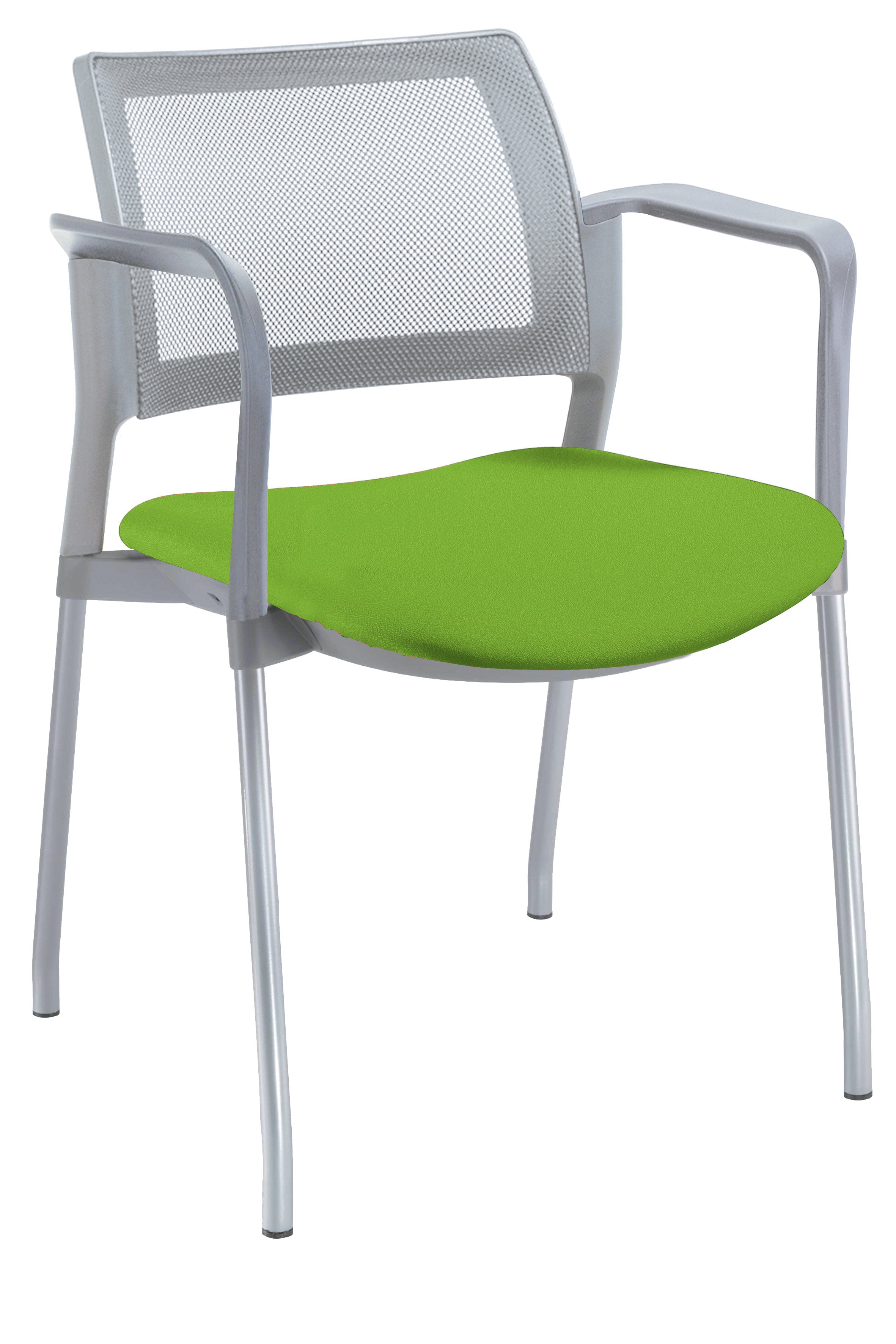 Silla gris ajustable para largas jornadas