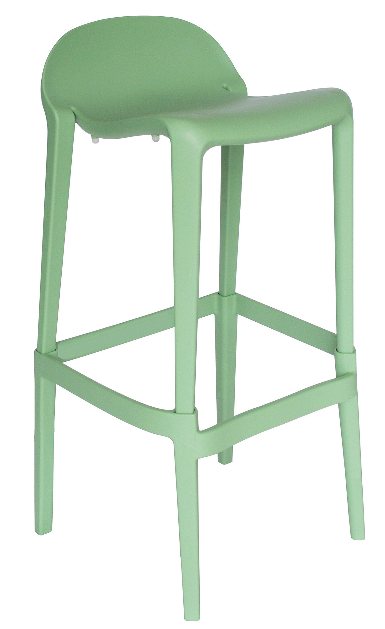 Vista lateral mostrando respaldo alto y soporte ergonómico